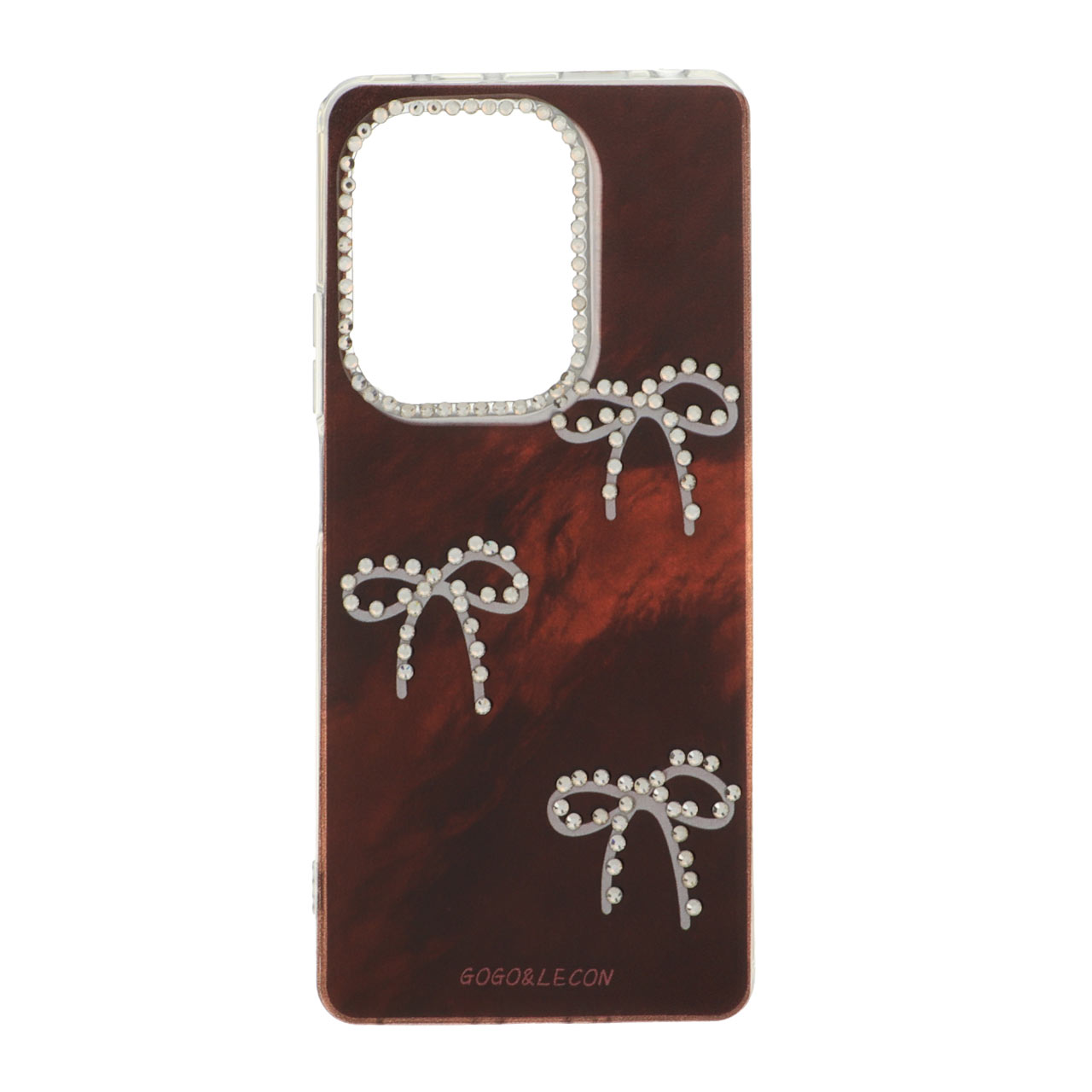 1549998 قاب اطلسی نگین دار دور ژله ای Xiaomi Redmi Note 14S / Note 13 Pro 4G / Poco M6 Pro 4G - طرح 370 - تصویر 1