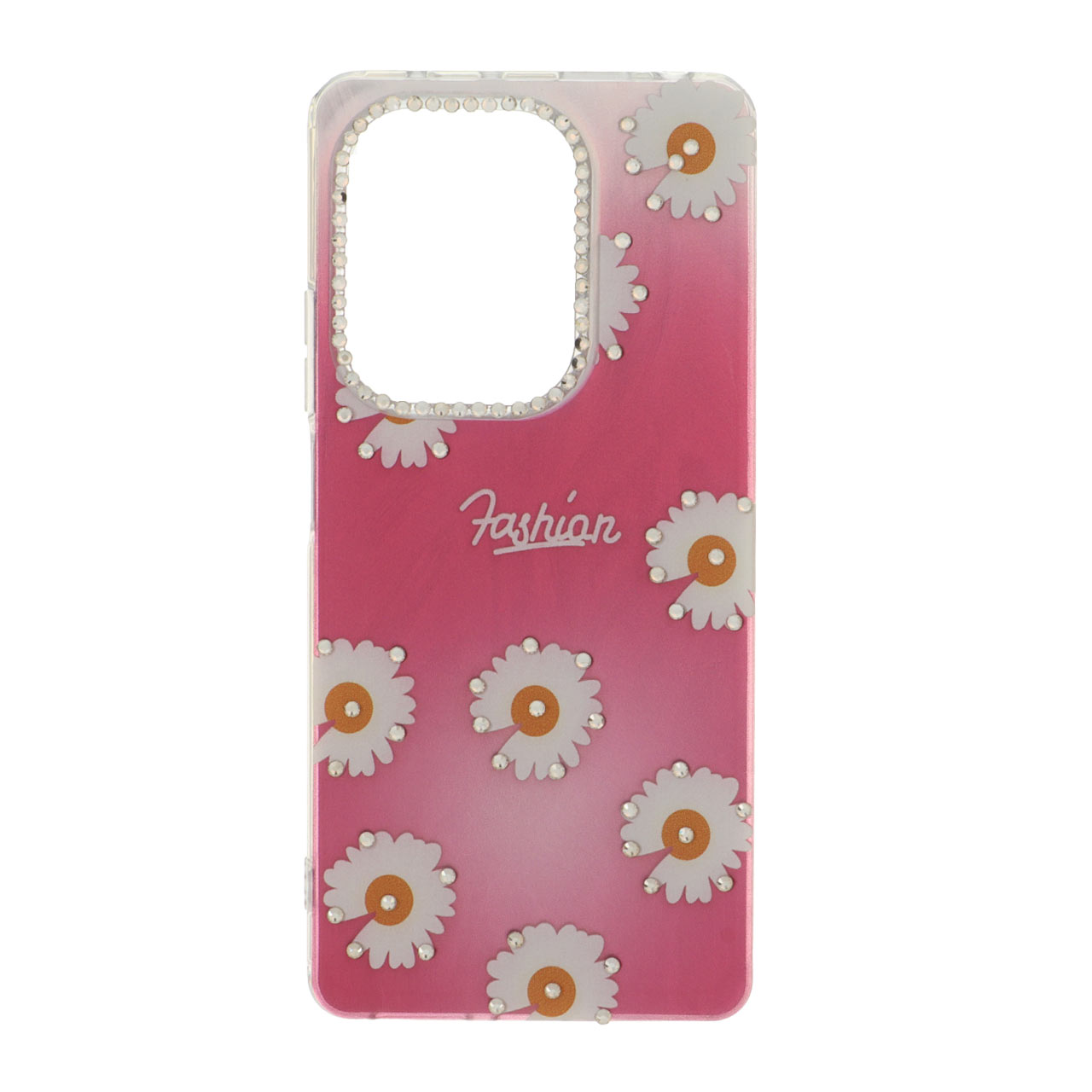 1550006 قاب اطلسی نگین دار دور ژله ای Xiaomi Redmi Note 14S / Note 13 Pro 4G / Poco M6 Pro 4G - طرح 374 - تصویر 1