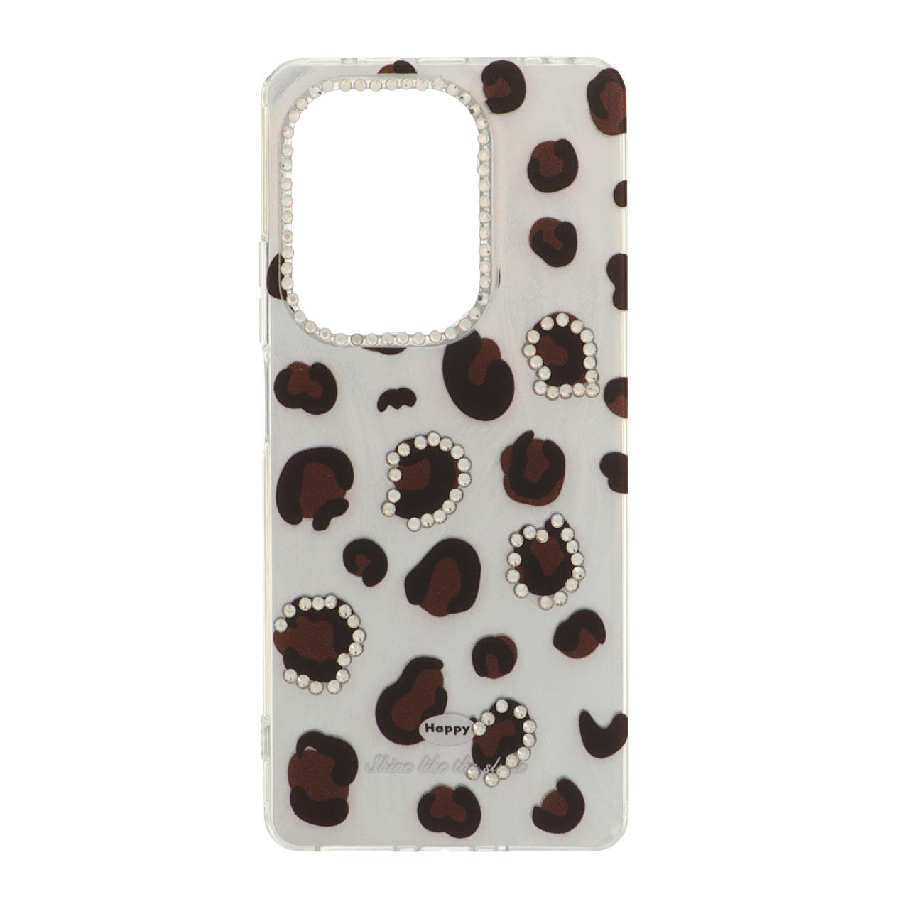 1550014 قاب اطلسی نگین دار دور ژله ای Xiaomi Redmi Note 14S / Note 13 Pro 4G / Poco M6 Pro 4G - طرح 378 - تصویر 1