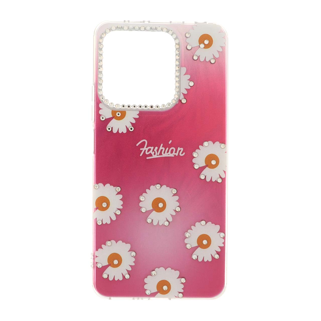 1550124 قاب اطلسی نگین دار دور ژله ای Xiaomi Redmi Note 13 4G - طرح 433 - تصویر 1