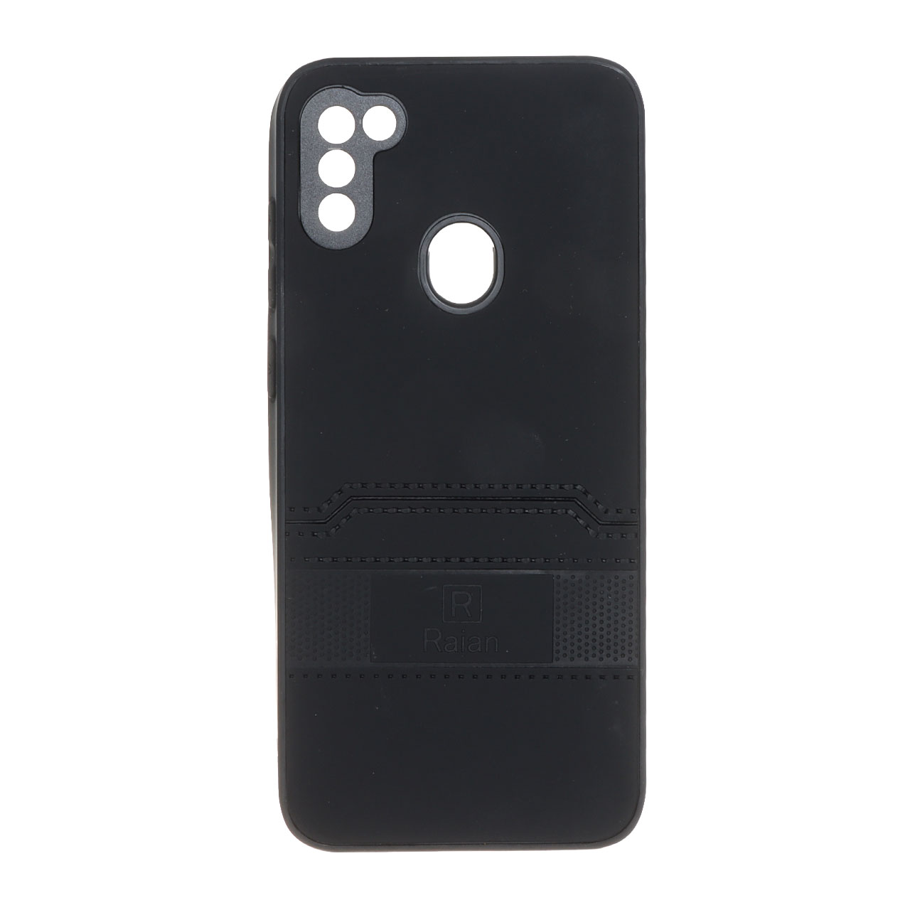 1550580 قاب Raian جیر طرح دوخت Samsung Galaxy A11 / M11 - مشکی - تصویر 1