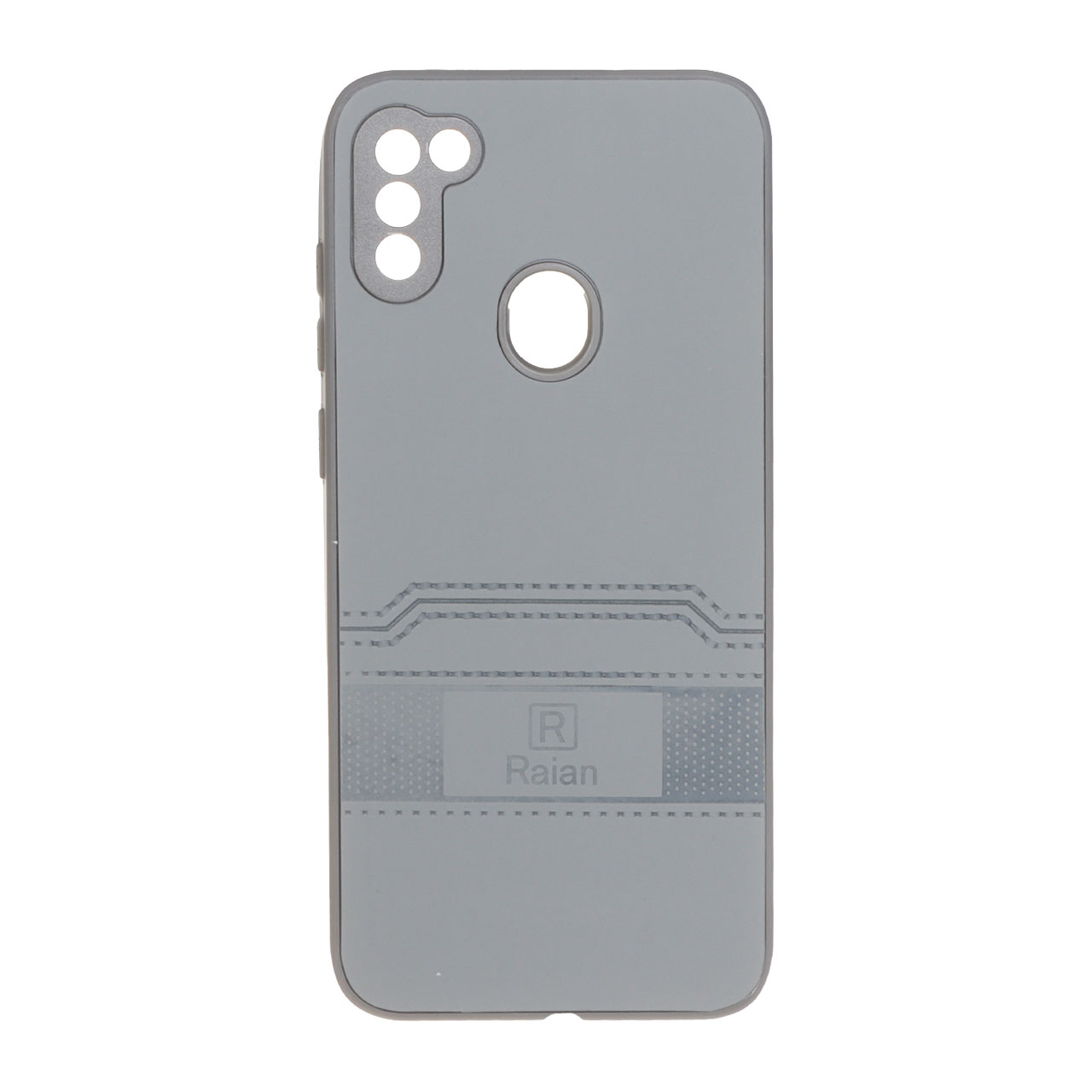 1550582 قاب Raian جیر طرح دوخت Samsung Galaxy A11 / M11 - طوسی - تصویر 1