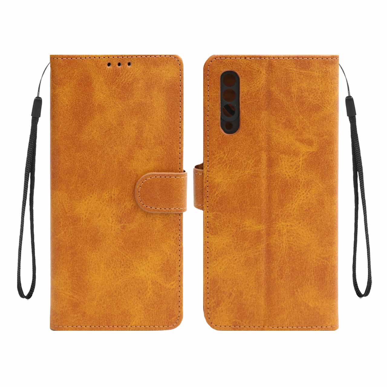 1550678 کیف موبایل مگنتی درجه یک MNC مدل Samsung Galaxy A50 / A50s / A30s - عسلی - تصویر 1