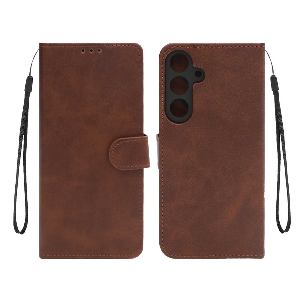 1550704 کیف موبایل مگنتی درجه یک MNC مدل Samsung Galaxy S25 - قهوه ای - تصویر 1