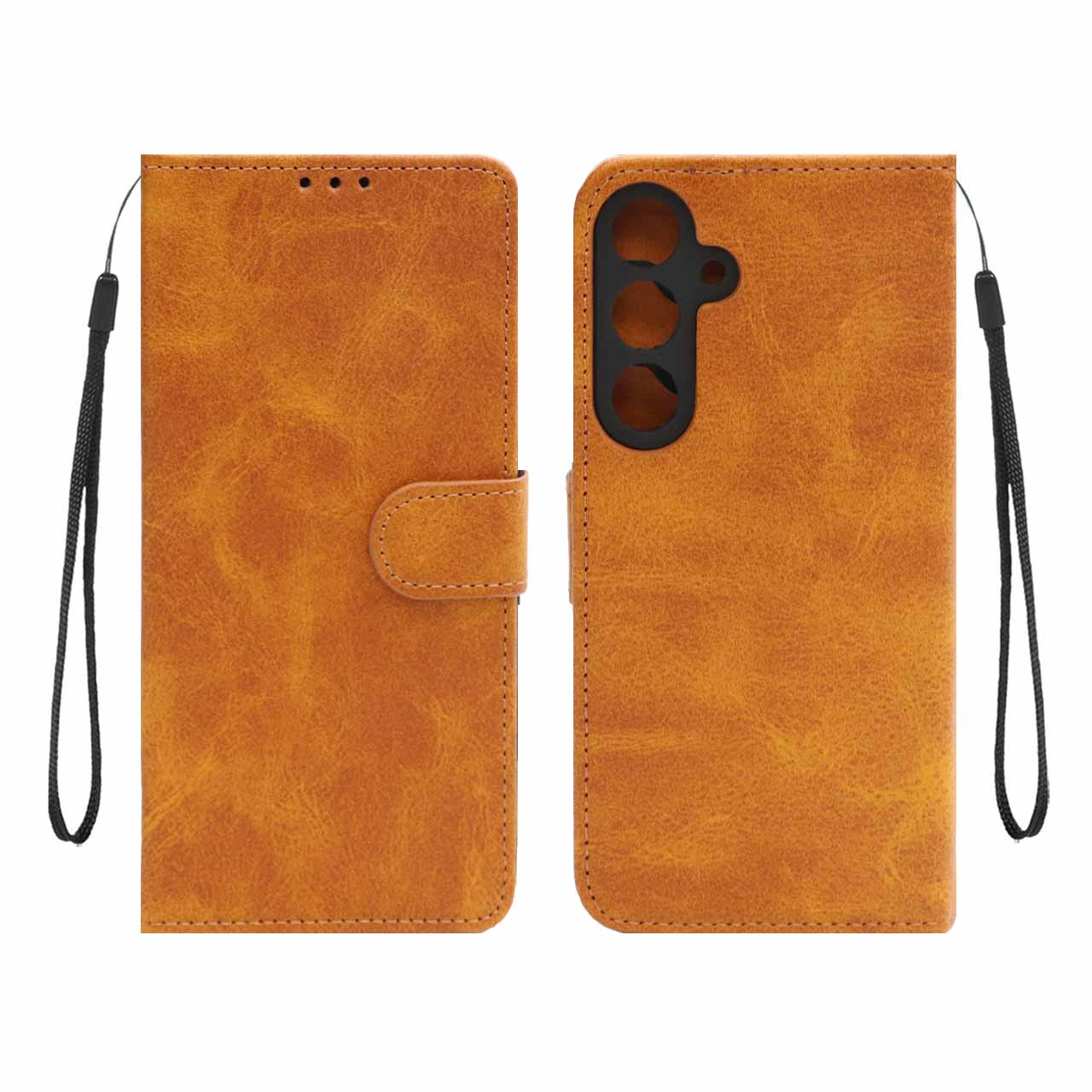 1550706 کیف موبایل مگنتی درجه یک MNC مدل Samsung Galaxy S25 - عسلی - تصویر 1