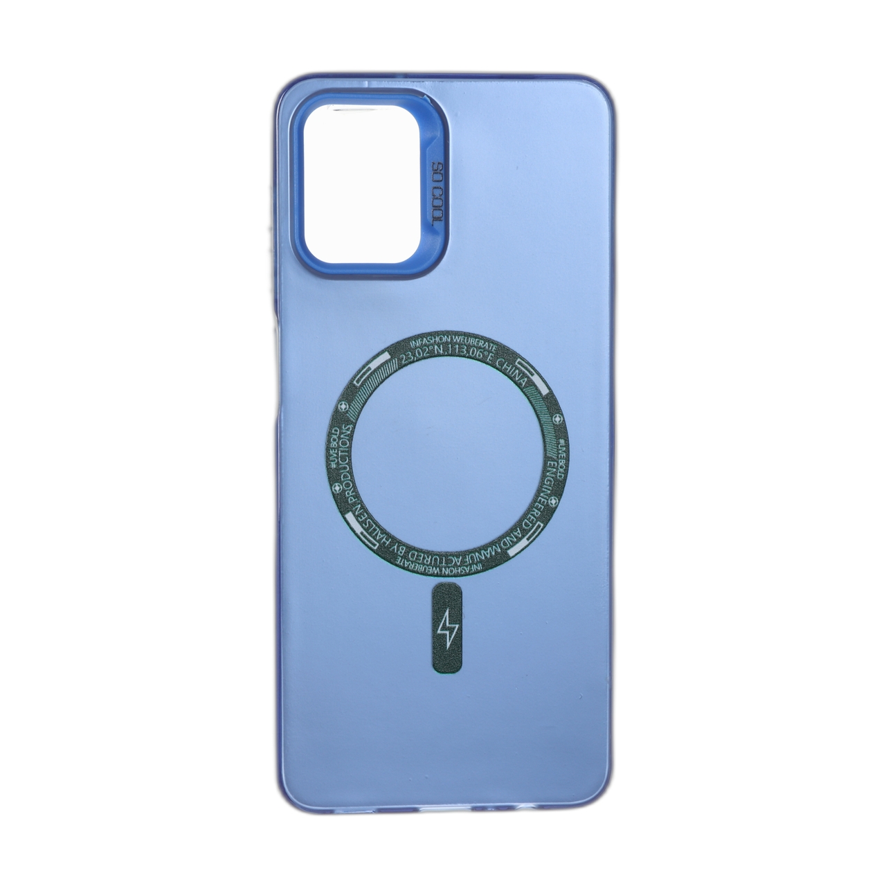 1550856 قاب So Cool طرح مگ سیف Samsung Galaxy A12 / M12 / F12 - آبی - تصویر 1