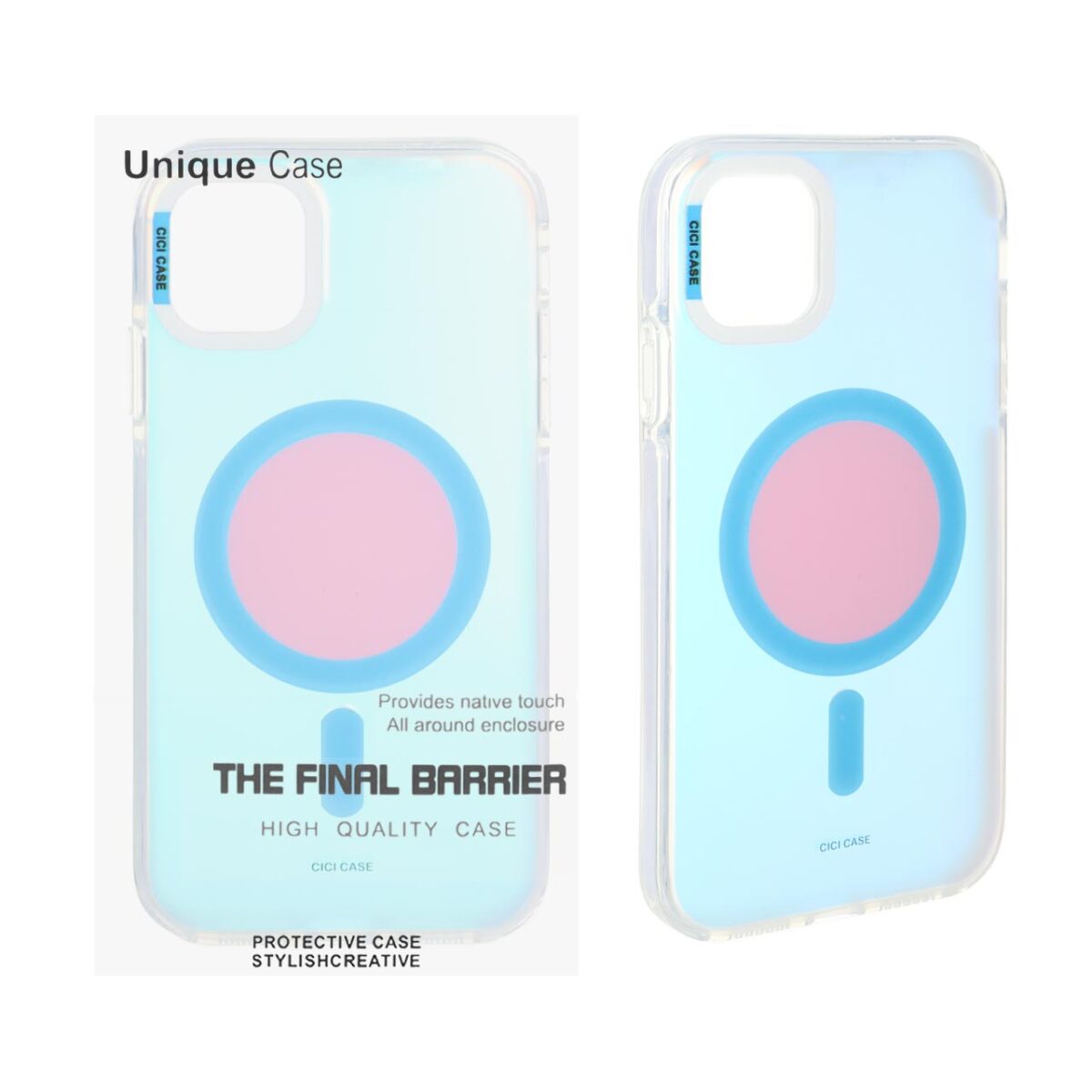 قاب CiCi Case هولوگرامی Magsafe مدل Apple iPhone 11 - سفید (پک دار) - تصویر 1