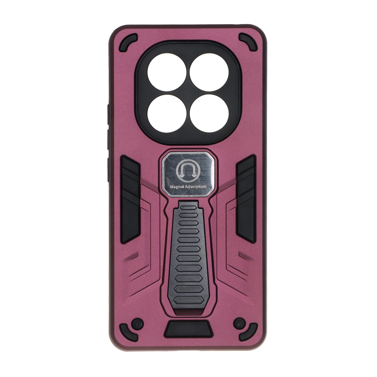 1551116 قاب بتمن استندشو Xiaomi Redmi Note 14 Pro 4G - زرشکی - تصویر 1