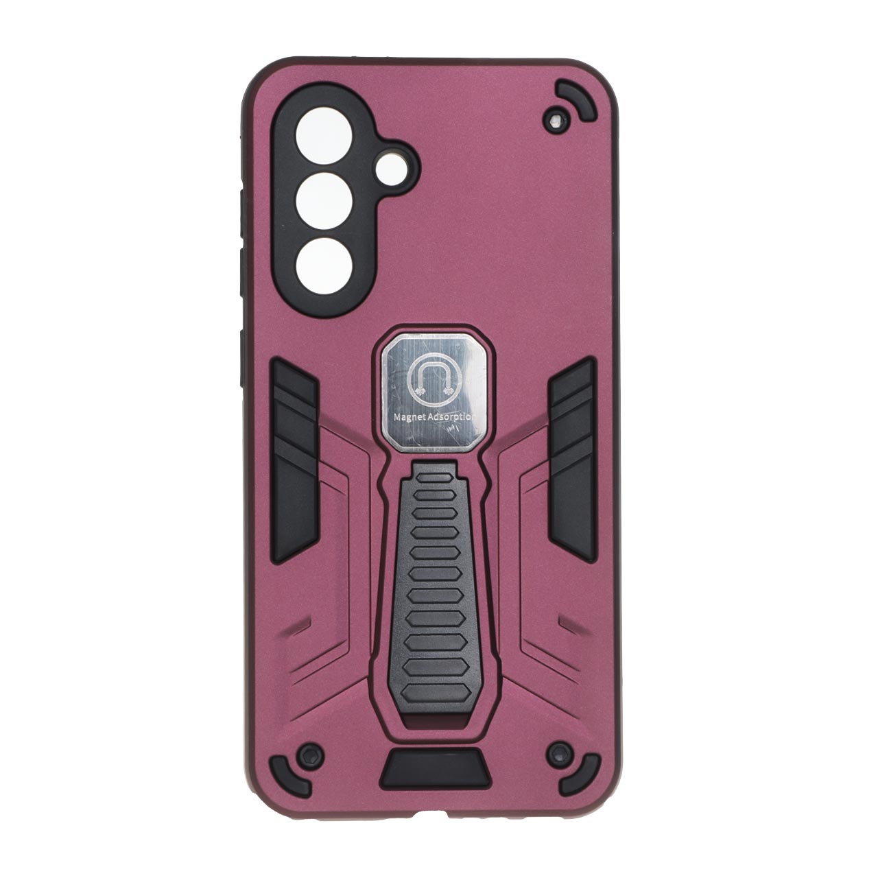 1551162 قاب بتمن استندشو Samsung Galaxy A56 / A36 - زرشکی - تصویر 1