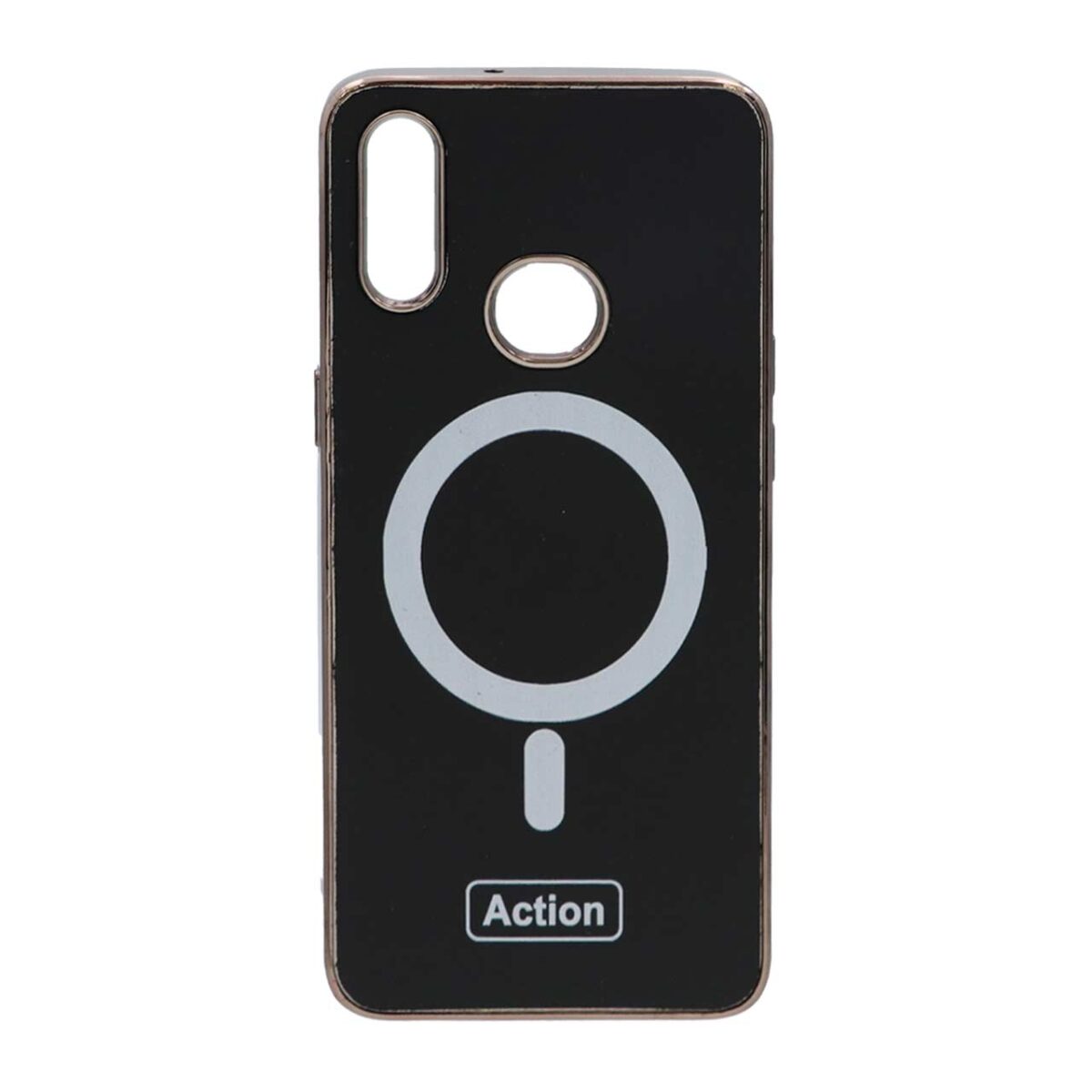 قاب Action طرح مگ سیف دور براق Samsung Galaxy A10s - مشکی - تصویر 1