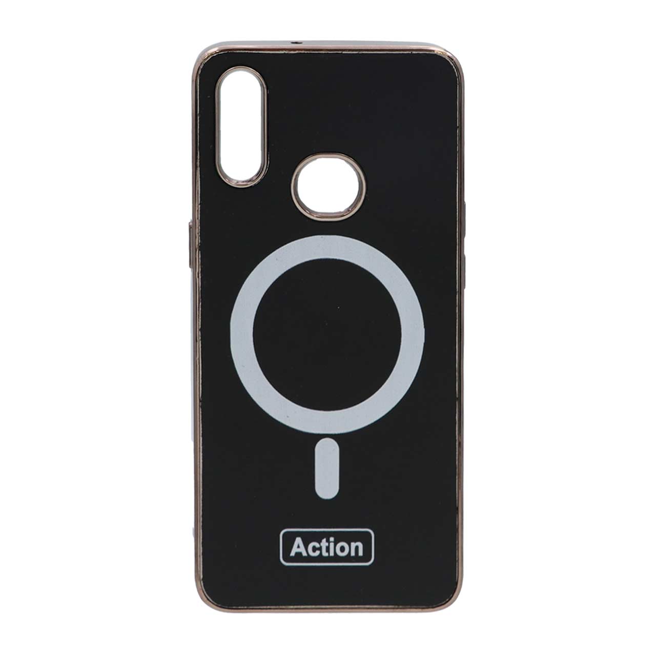 1551680 قاب Action طرح مگ سیف دور براق Samsung Galaxy A10s - مشکی - تصویر 1