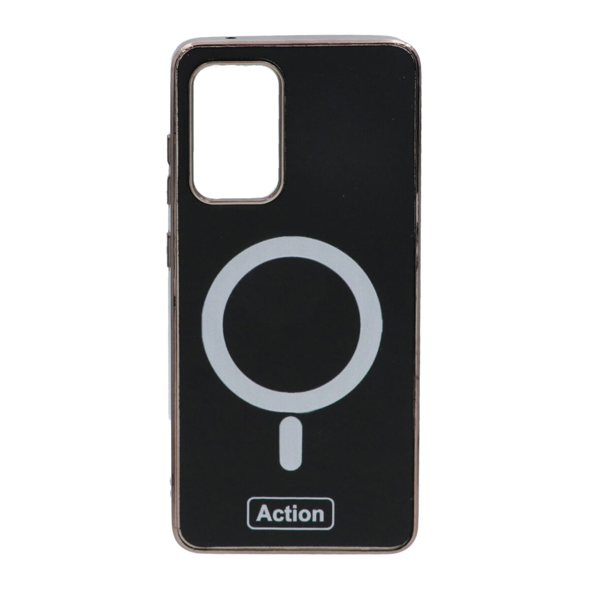 قاب Action طرح مگ سیف دور براق Samsung Galaxy A52 / A52s - مشکی - تصویر 1