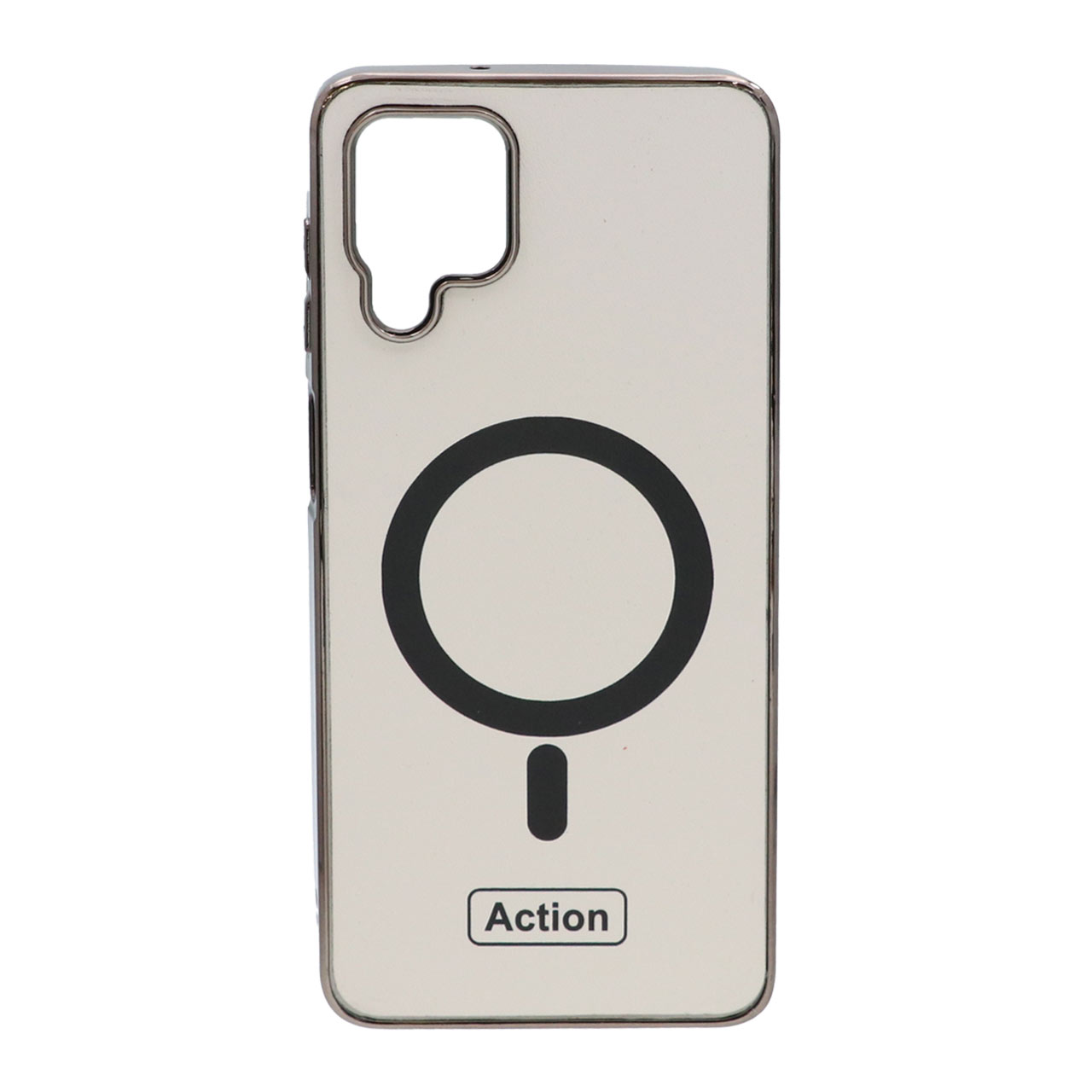 1551732 قاب Action طرح مگ سیف دور براق Samsung Galaxy A12 / M12 / F12 - سفید - تصویر 1