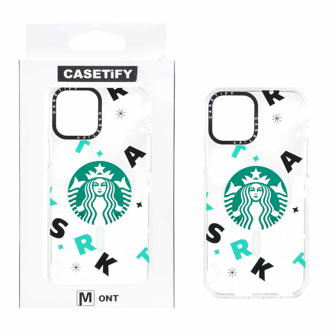 1551914 قاب Casetify شفاف Magsafe طرح دار Apple iPhone 12 Pro Max - کد 106 - تصویر 1