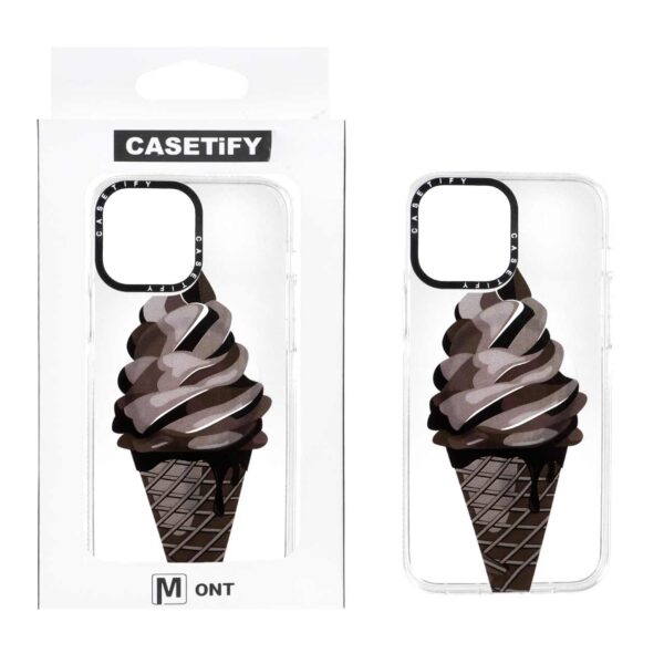 قاب Casetify شفاف Magsafe طرح دار Apple iPhone 13 Pro Max - کد 134