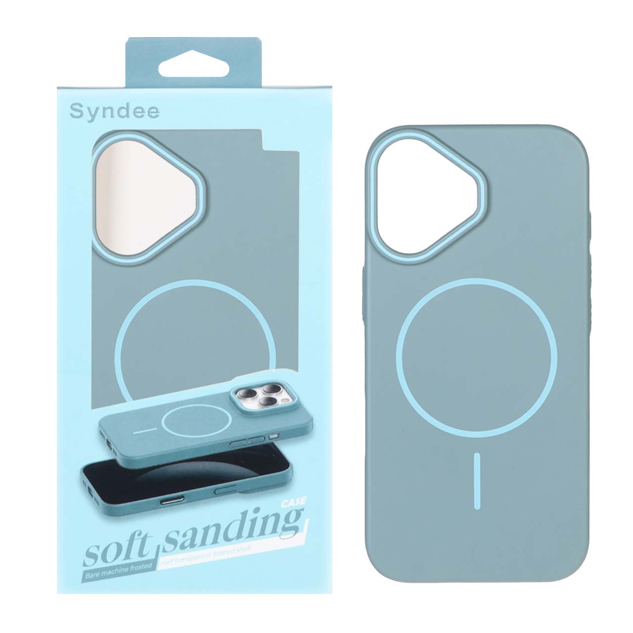 1552234 قاب اورجینال Syndee پشت سخت MagSafe مدل Apple iPhone 17 - آبی (پک دار) - تصویر 1