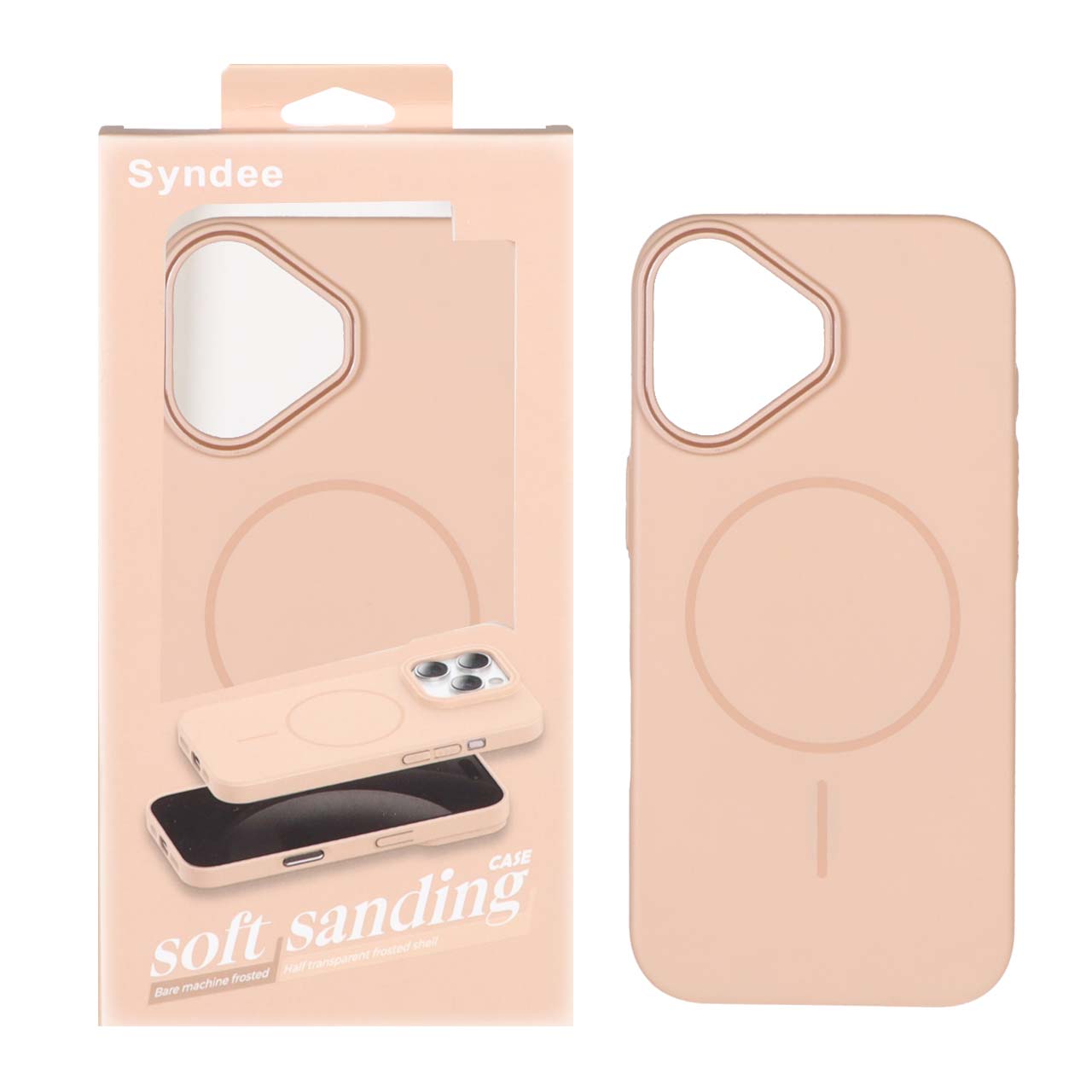 1552238 قاب اورجینال Syndee پشت سخت MagSafe مدل Apple iPhone 17 - صحرایی (پک دار) - تصویر 1