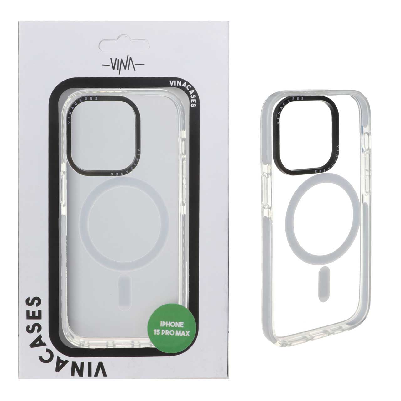 1552546 قاب اورجینال Vina شفاف Magsafe مدل Apple iPhone 14 Pro - سفید (پک دار) - تصویر 1