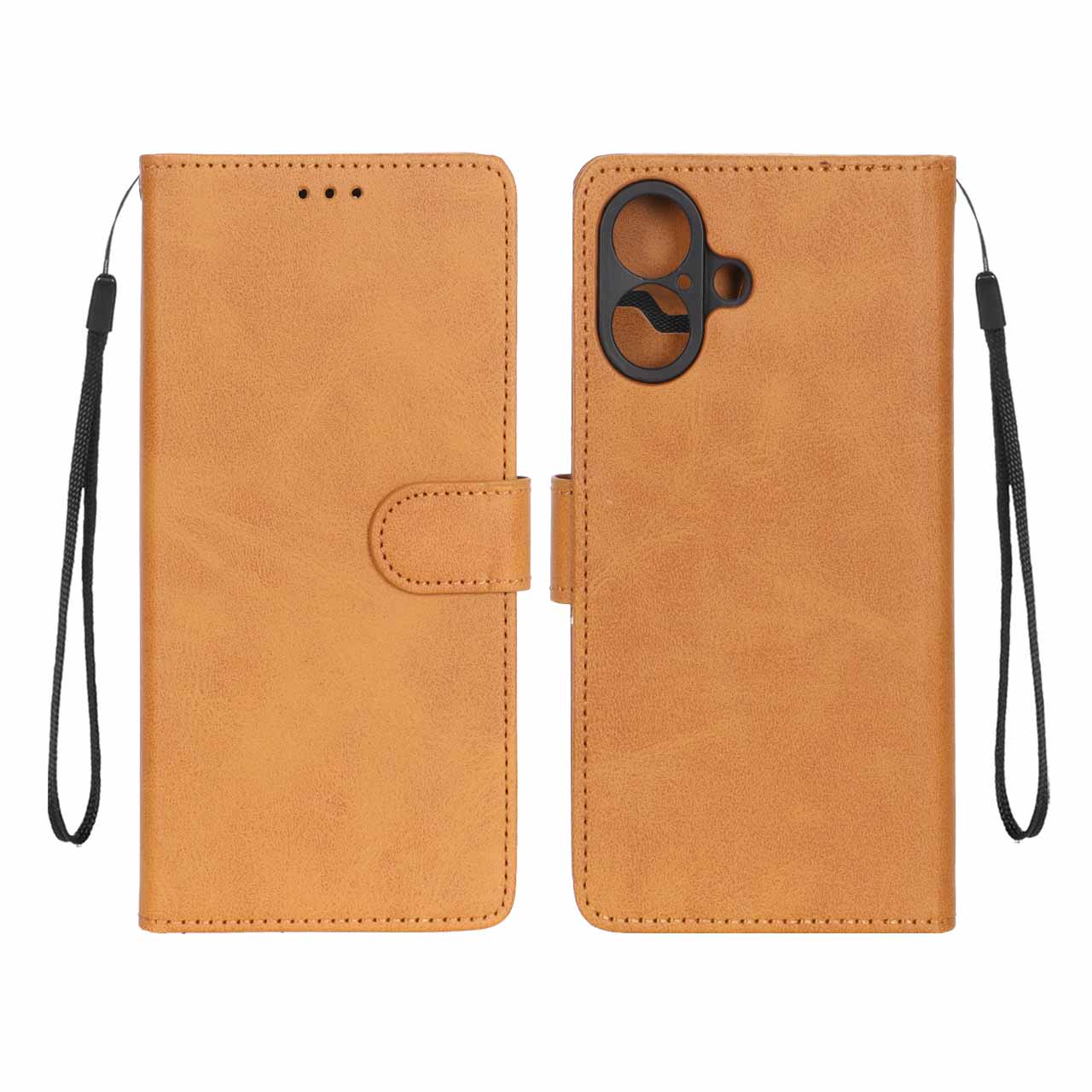 1554200 کیف موبایل مگنتی Apple iPhone 16 - عسلی - تصویر 1