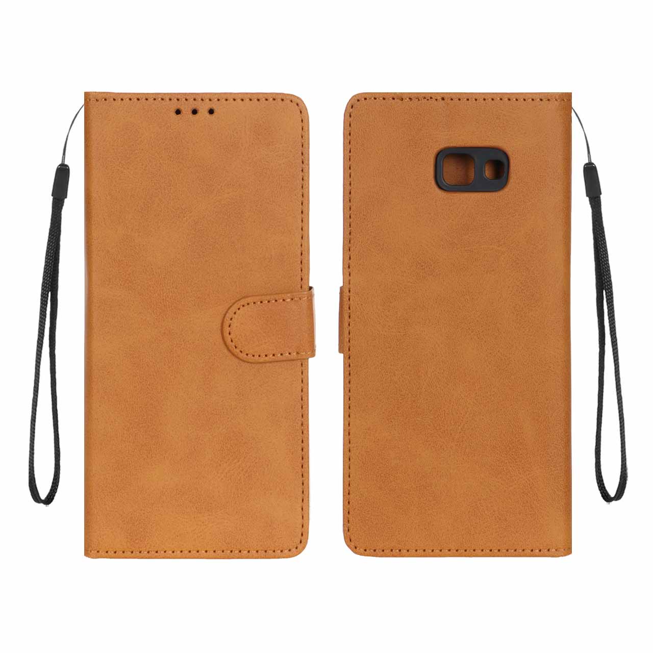 1554208 کیف موبایل مگنتی Samsung Galaxy A720 / A7 (2017) - عسلی - تصویر 1