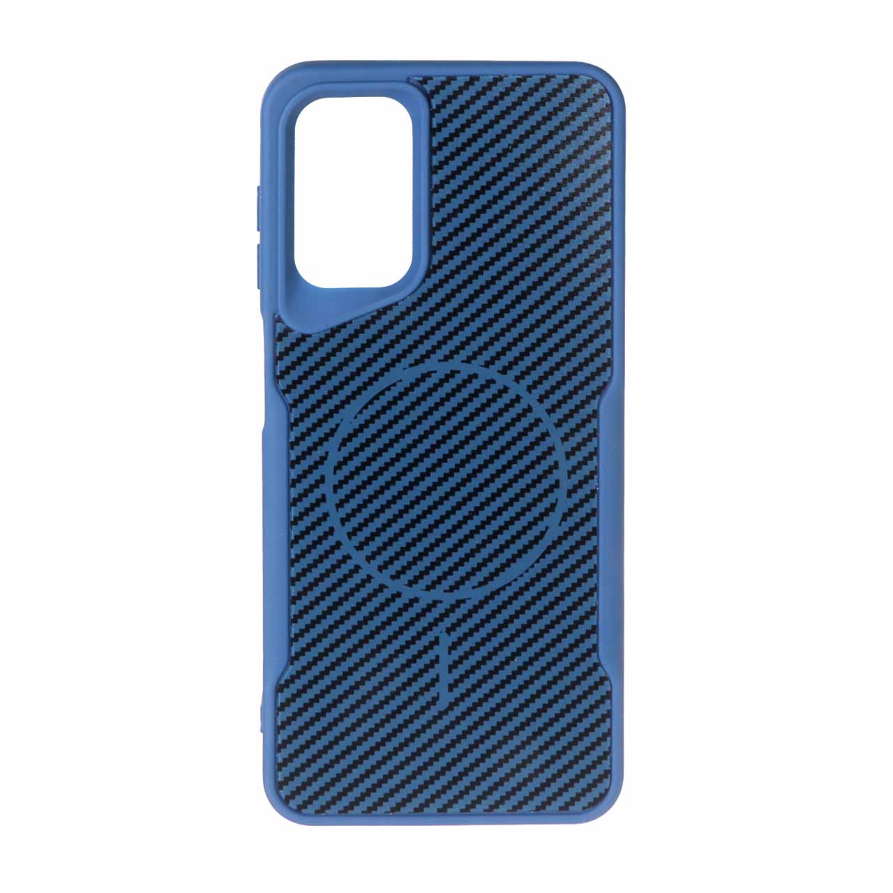 1554296 قاب New Zone هاشور طرح مگ سیف Samsung Galaxy A13 4G / A13 5G / A04s / M13 4G / M23 / F1 - سرمه ای - تصویر 1