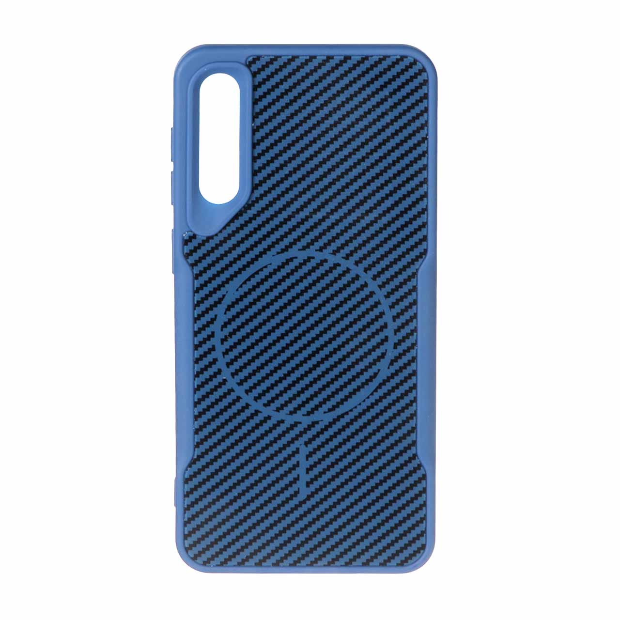 1554308 قاب New Zone هاشور طرح مگ سیف Samsung Galaxy A50 / A50s / A30s - سرمه ای - تصویر 1