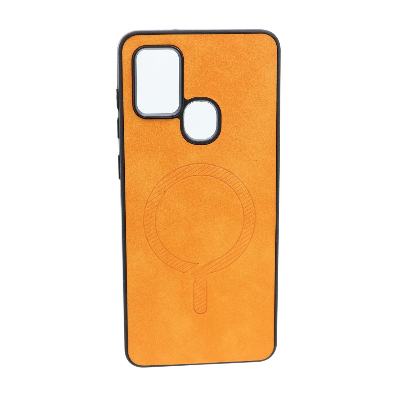 1554622 قاب جیر طرح مگ سیف Samsung Galaxy A21s - نارنجی - تصویر 1