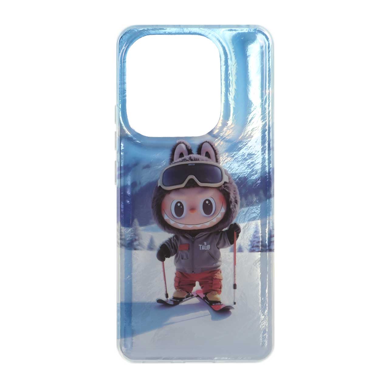 1555444 قاب اطلسی Labubu دور ژله ای Xiaomi Redmi Note 14 4G - طرح 45 - تصویر 1