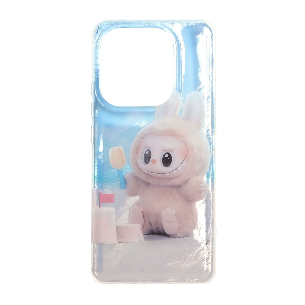 1555450 قاب اطلسی Labubu دور ژله ای Xiaomi Redmi Note 14 4G - طرح 48 - تصویر 1