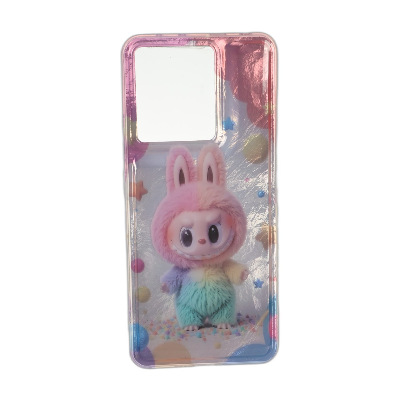 1555484 قاب اطلسی Labubu دور ژله ای Xiaomi Redmi Note 13 4G - طرح 65 - تصویر 1