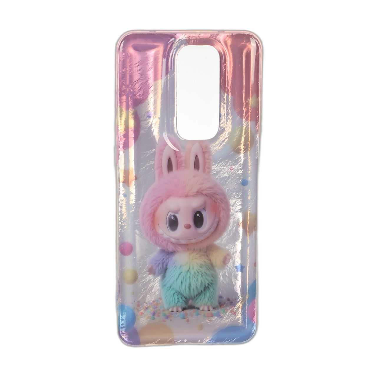 1555488 قاب اطلسی Labubu دور ژله ای Xiaomi Redmi Note 8 Pro - طرح 67 - تصویر 1