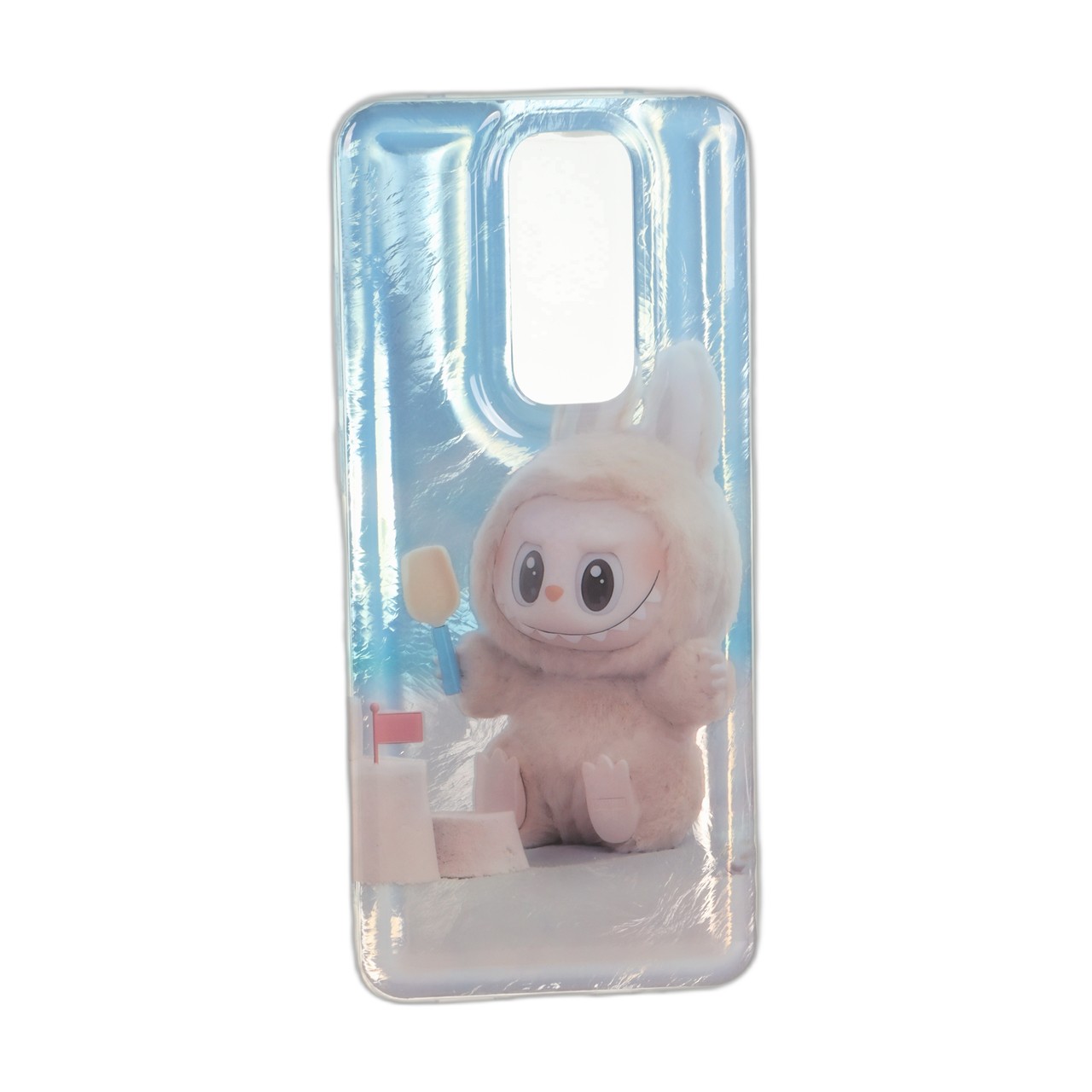 1555490 قاب اطلسی Labubu دور ژله ای Xiaomi Redmi Note 8 Pro - طرح 68 - تصویر 1