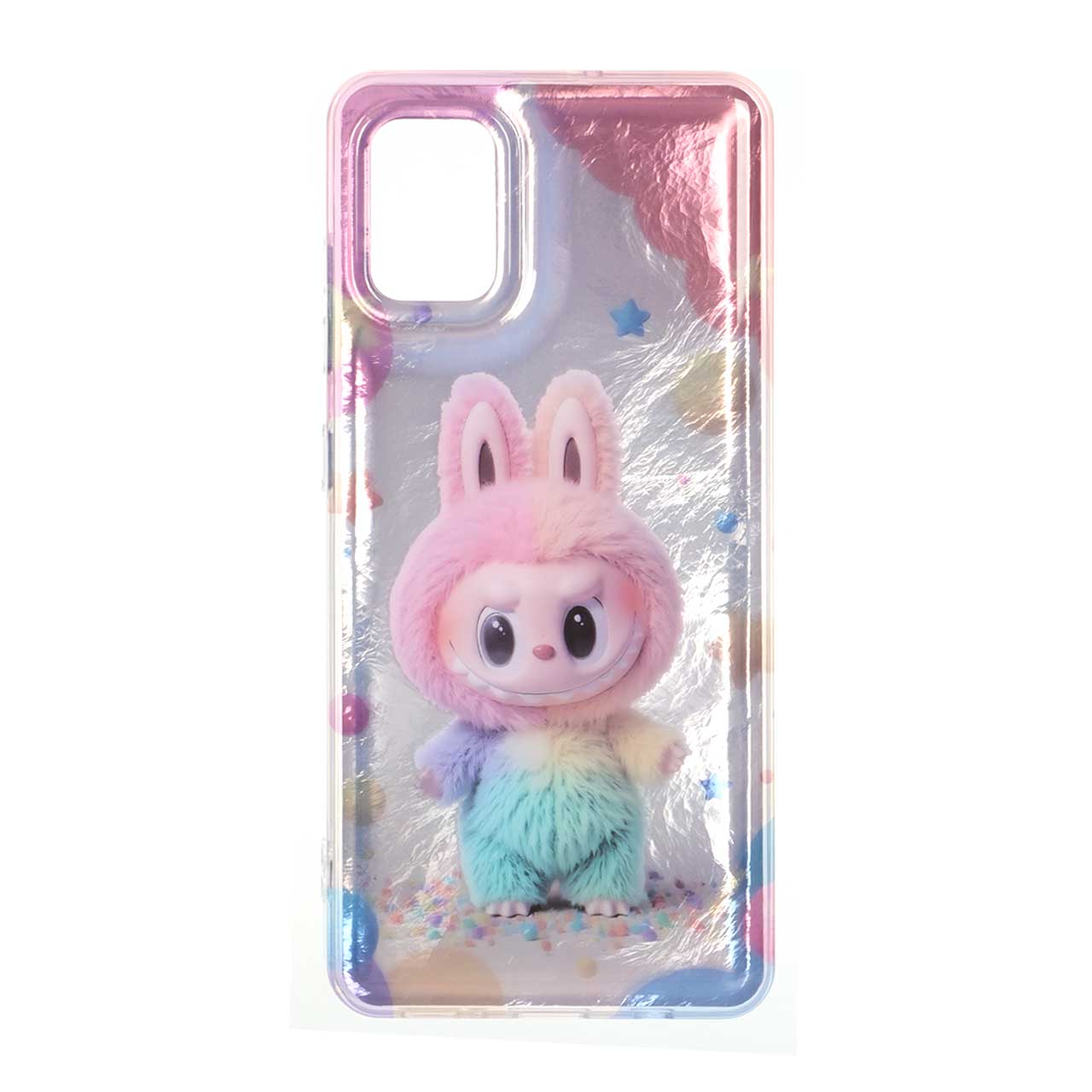 1555570 قاب اطلسی Labubu دور ژله ای Samsung Galaxy A51 / M40s - طرح 108 - تصویر 1