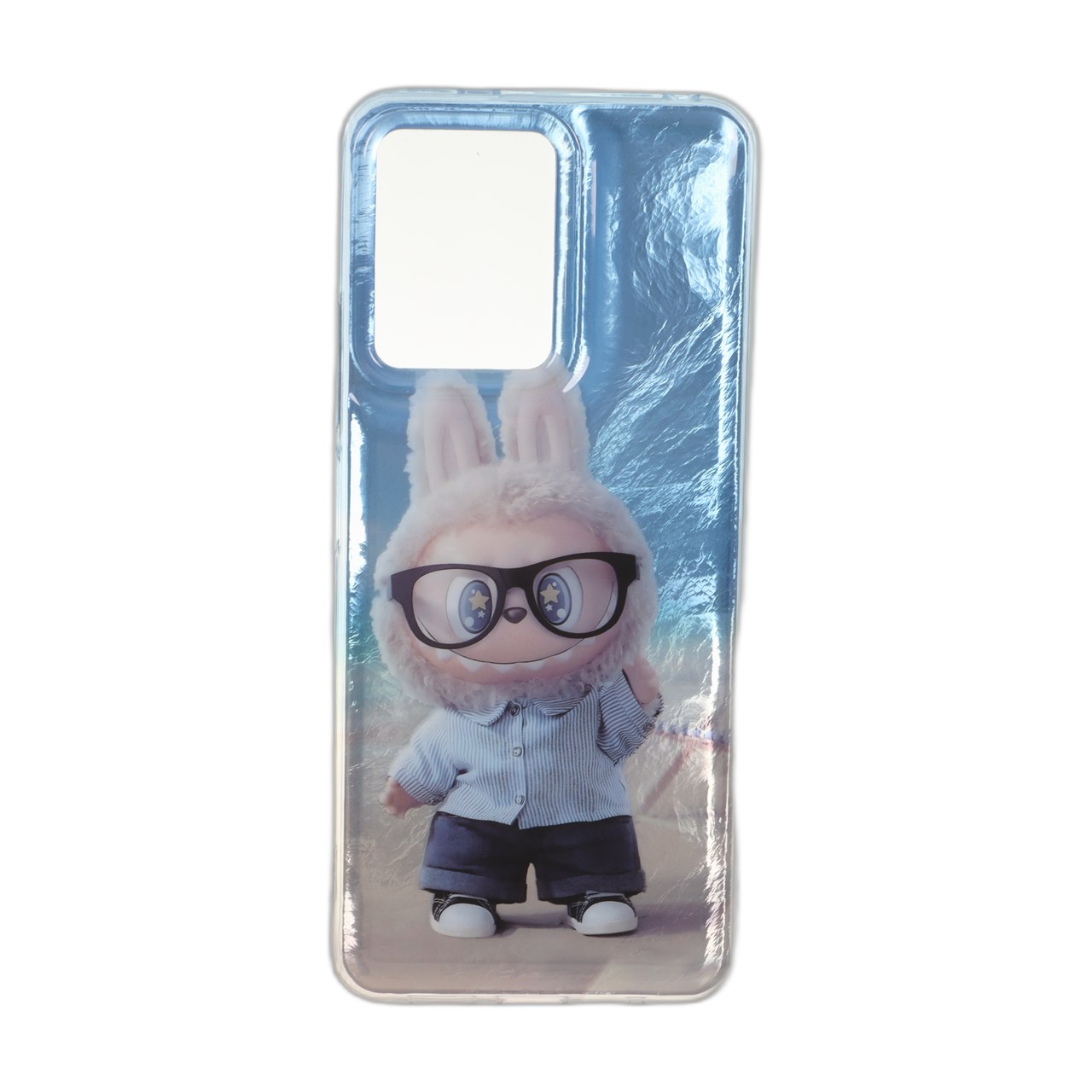 1555602 قاب اطلسی Labubu دور ژله ای Xiaomi Redmi Note 12 4G - طرح 124 - تصویر 1