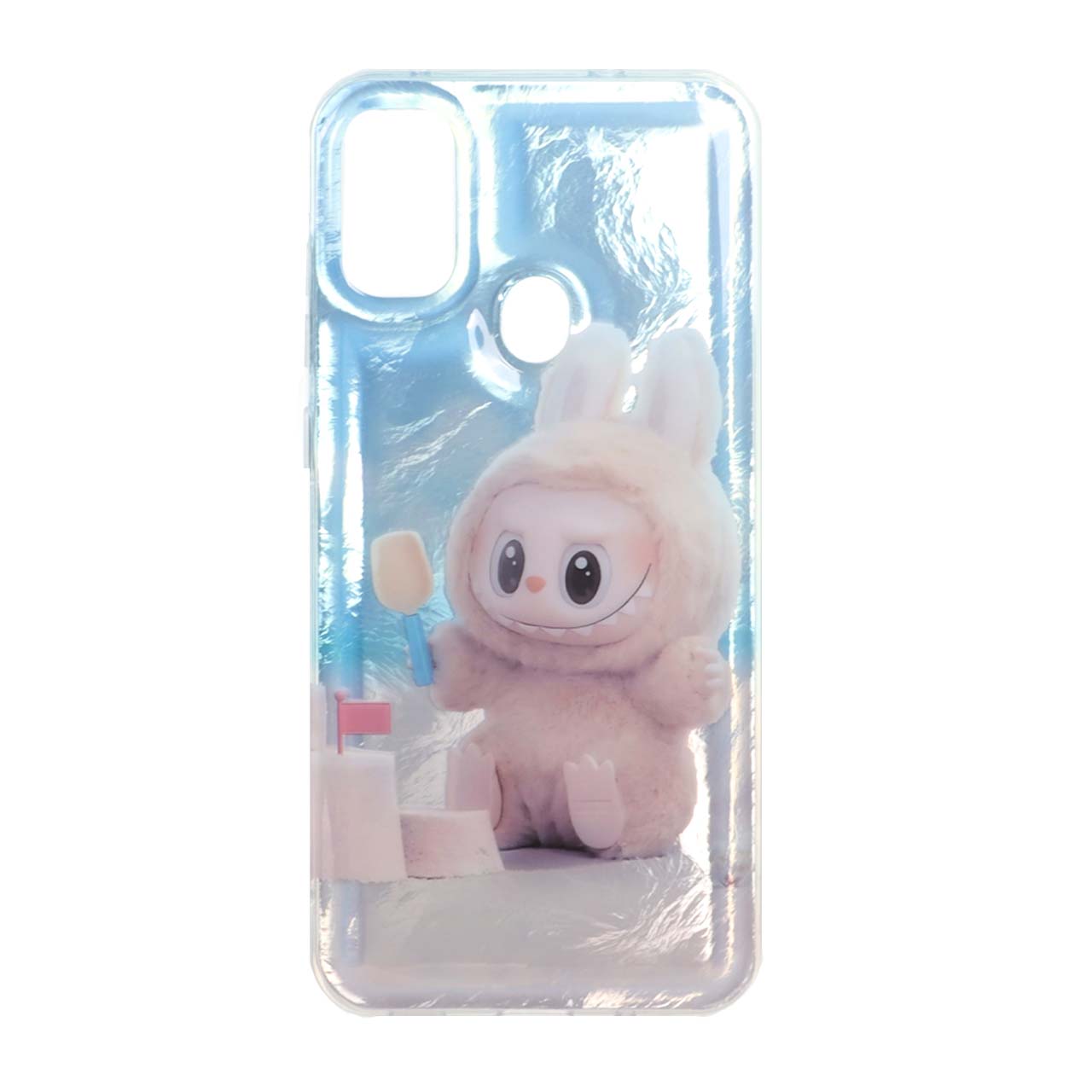 1555610 قاب اطلسی Labubu دور ژله ای Samsung Galaxy A11 / M11 - طرح 128 - تصویر 1