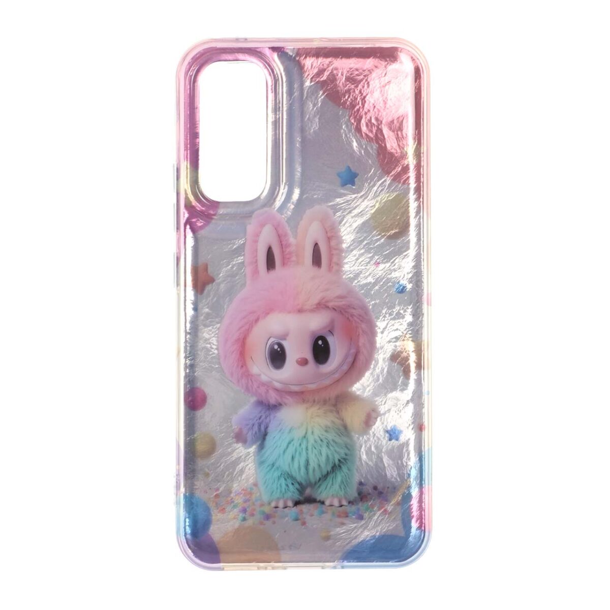 قاب اطلسی Labubu دور ژله ای Samsung Galaxy A34 - طرح 168 - تصویر 1