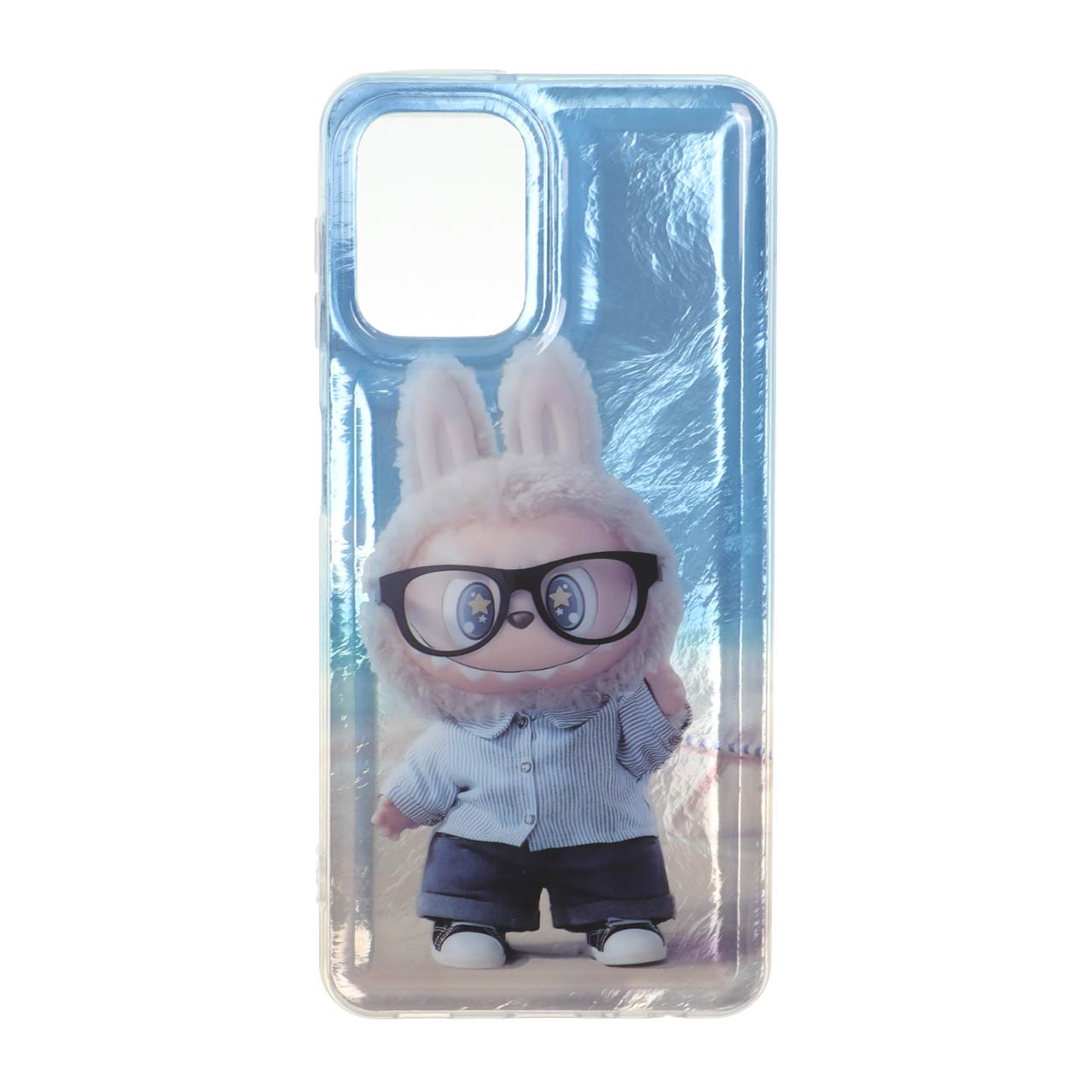 1555752 قاب اطلسی Labubu دور ژله ای Samsung Galaxy A22 4G / M32 4G / F22 - طرح 199 - تصویر 1