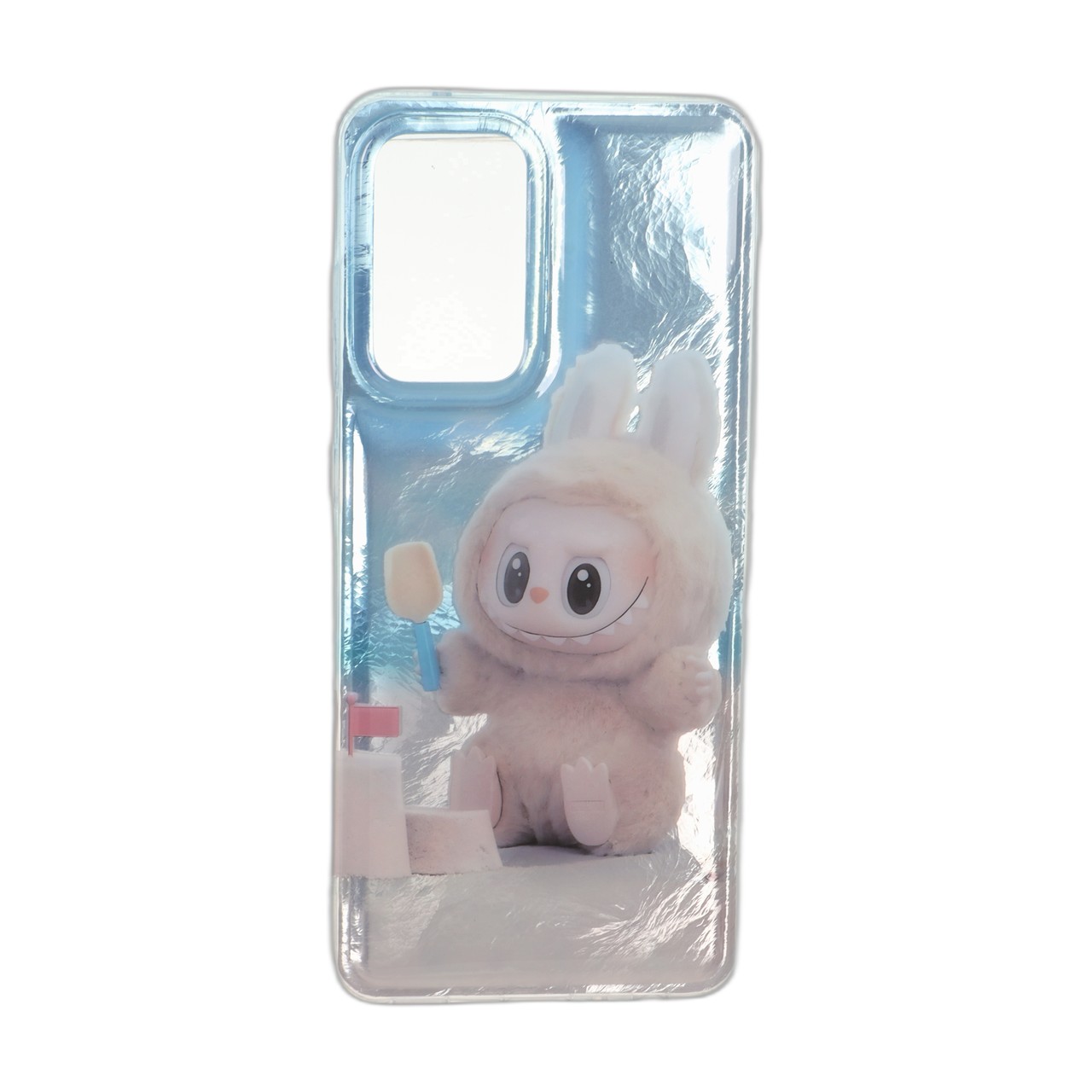 1555792 قاب اطلسی Labubu دور ژله ای Samsung Galaxy A52 / A52s - طرح 219 - تصویر 1