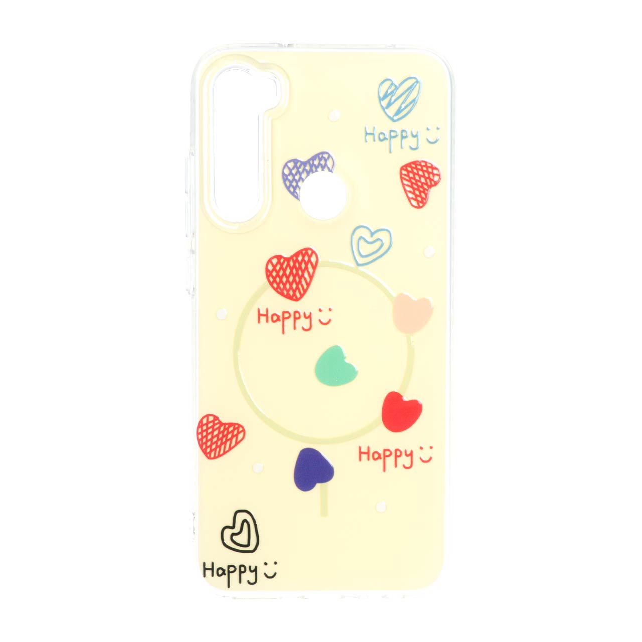 1555968 قاب پشت سخت دور ژله ای طرح مگ سیف برجسته Xiaomi Redmi Note 8 - کد 80 - تصویر 1