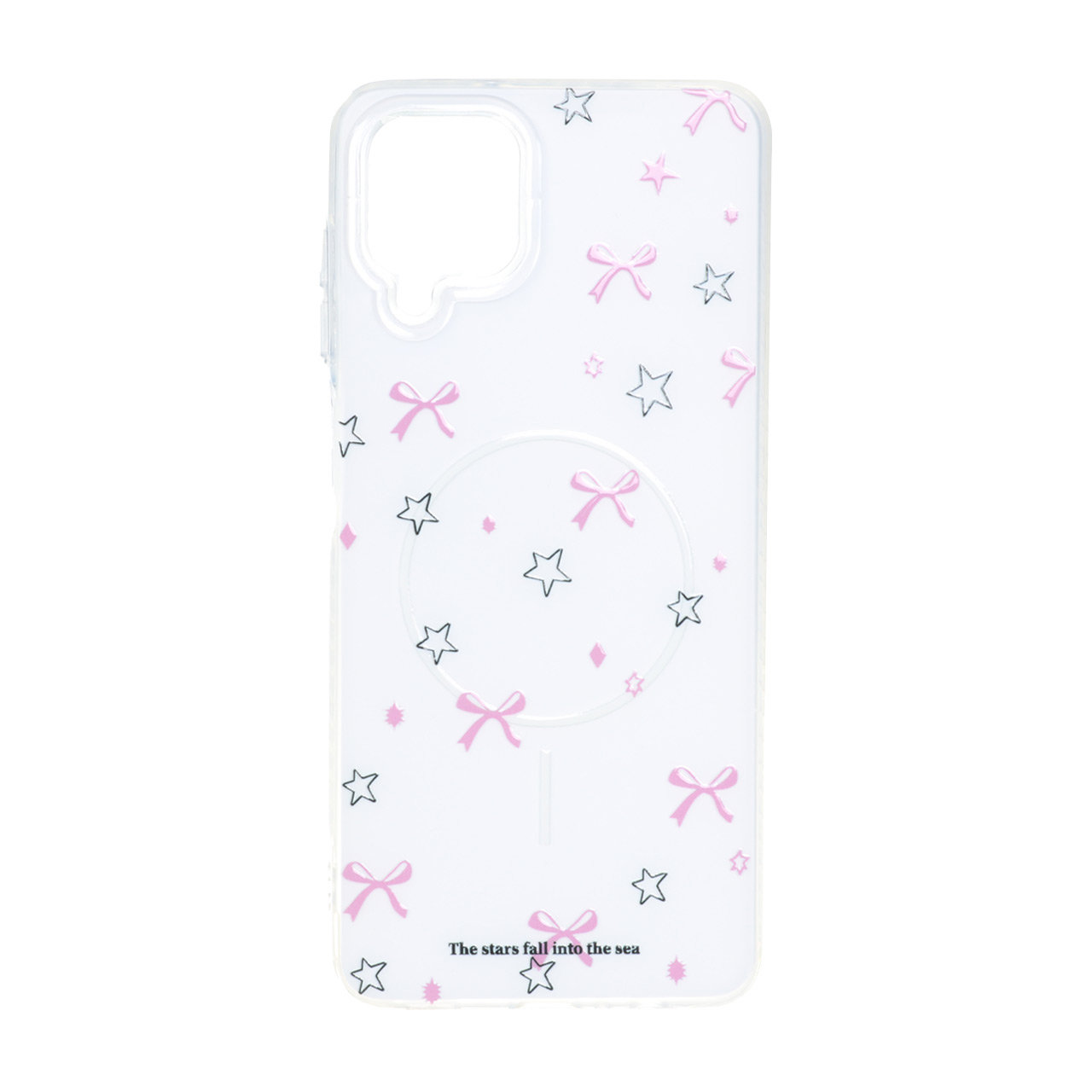 1556236 قاب پشت سخت دور ژله ای طرح مگ سیف برجسته Samsung Galaxy A12 / M12 / F12 - کد 214 - تصویر 1