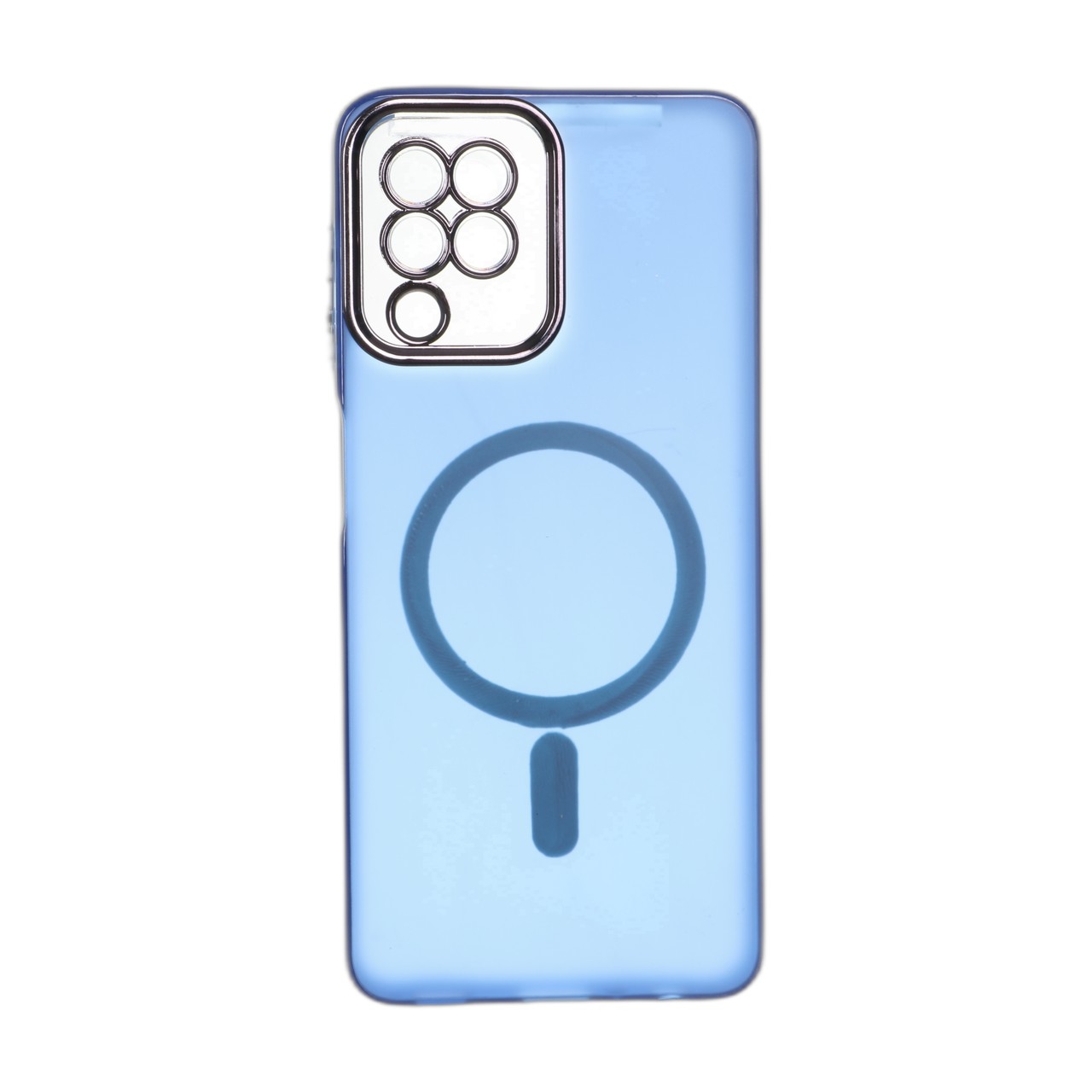 1556448 قاب Life Time مات طرح مگ سیف Samsung Galaxy A22 4G / M32 4G / F22 - آبی - تصویر 1