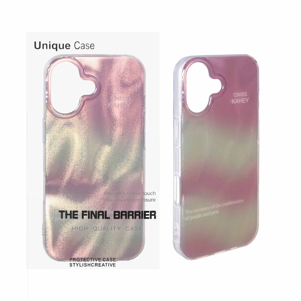 1556720 قاب IMD طرح دار دور ژله ای Apple iPhone 17 - کد 14 (پک دار) - تصویر 1