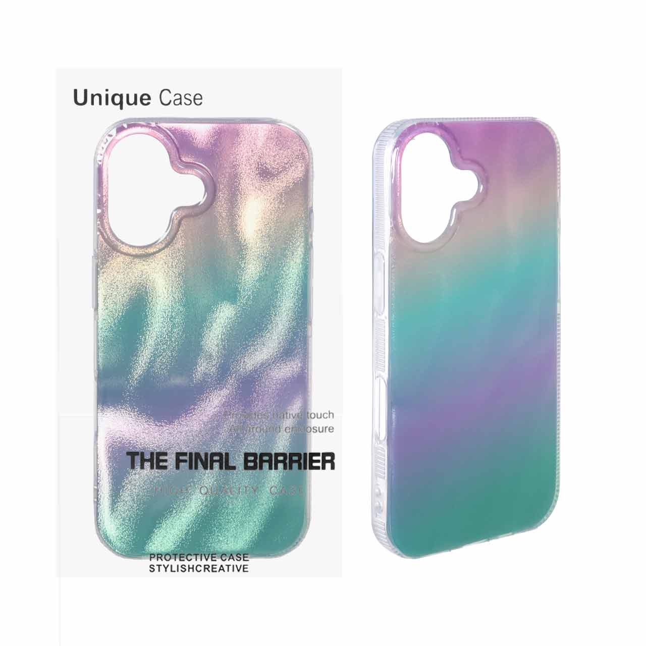 1556722 قاب IMD طرح دار دور ژله ای Apple iPhone 17 - کد 15 (پک دار) - تصویر 1