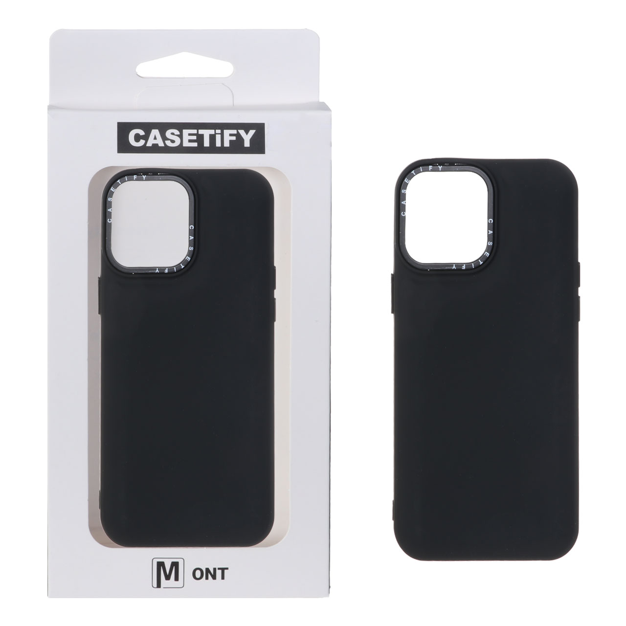 1557098 قاب casetify پافر ساده Apple iPhone 12 Pro Max - مشکی (پک دار) - تصویر 1