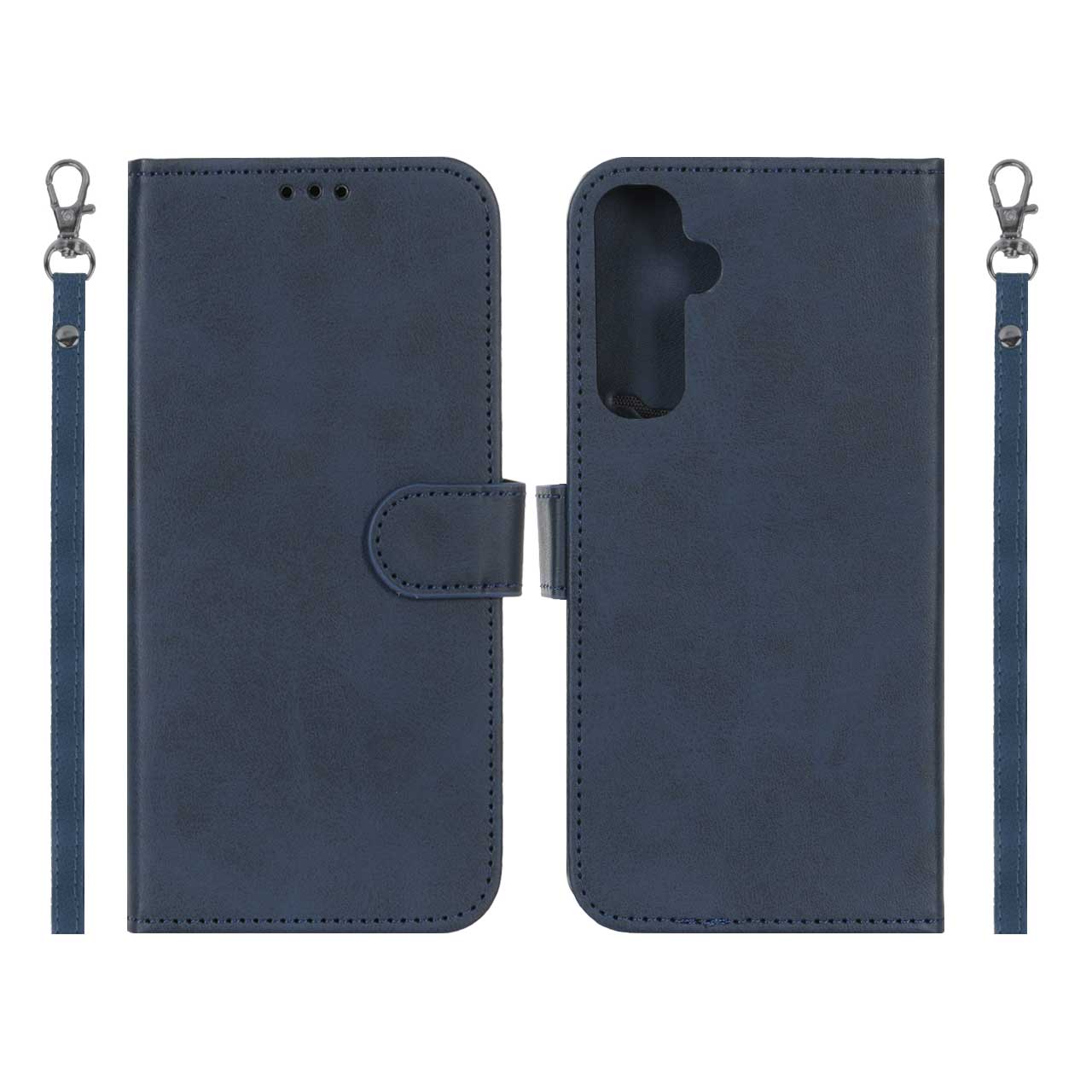 1557198 کیف موبایل مگنتی درجه یک MNC مدل Samsung Galaxy A15 - سرمه ای تیره - تصویر 1