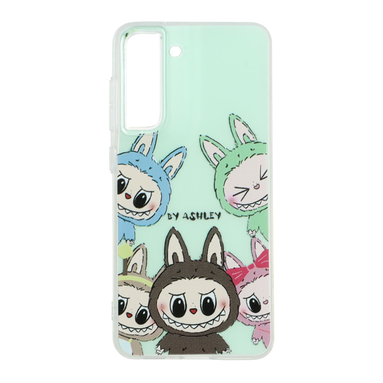 1557240 قاب پشت سخت دور ژله ای Labubu مدل Samsung Galaxy S21 FE - طرح 4 - تصویر 1