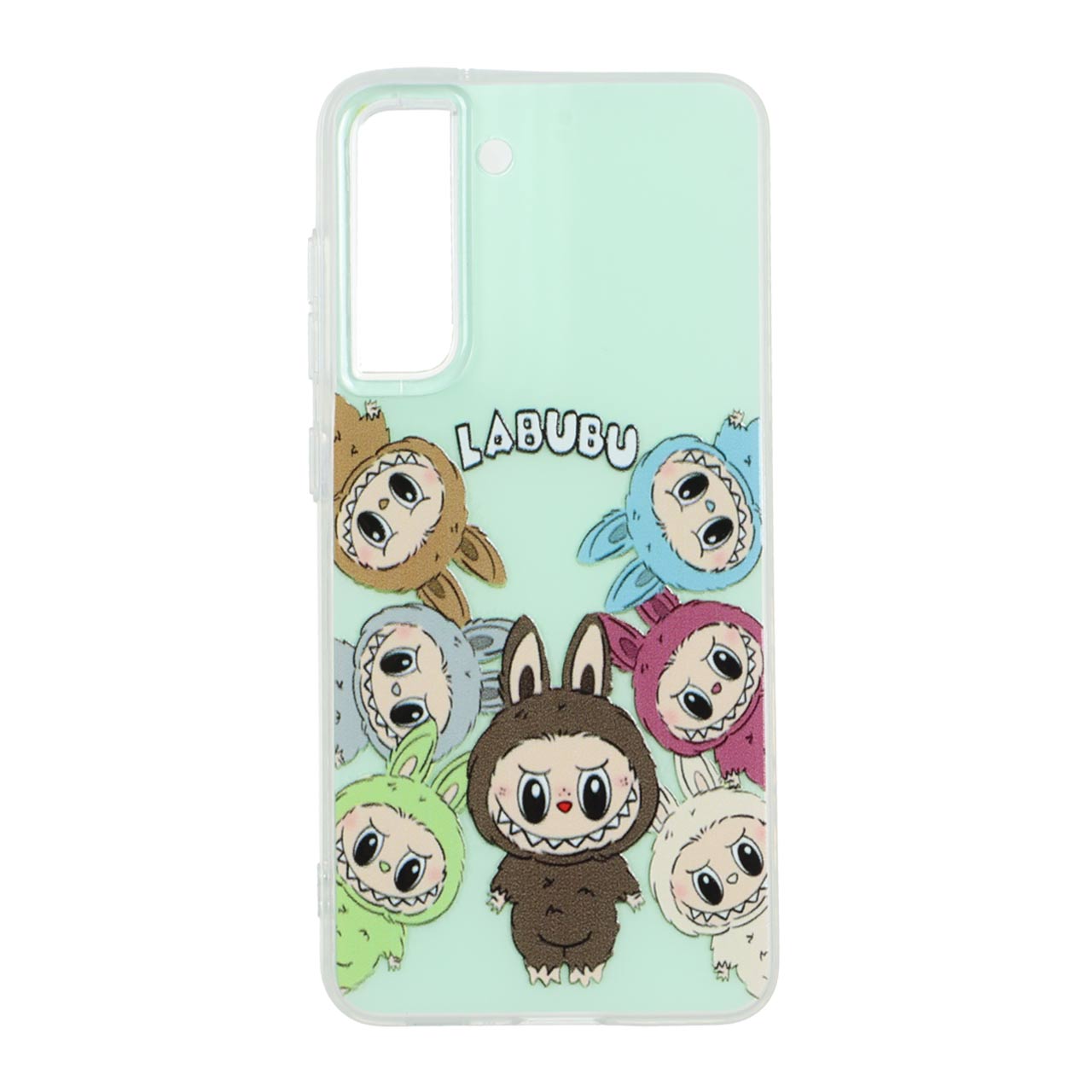 1557242 قاب پشت سخت دور ژله ای Labubu مدل Samsung Galaxy S21 FE - طرح 5 - تصویر 1