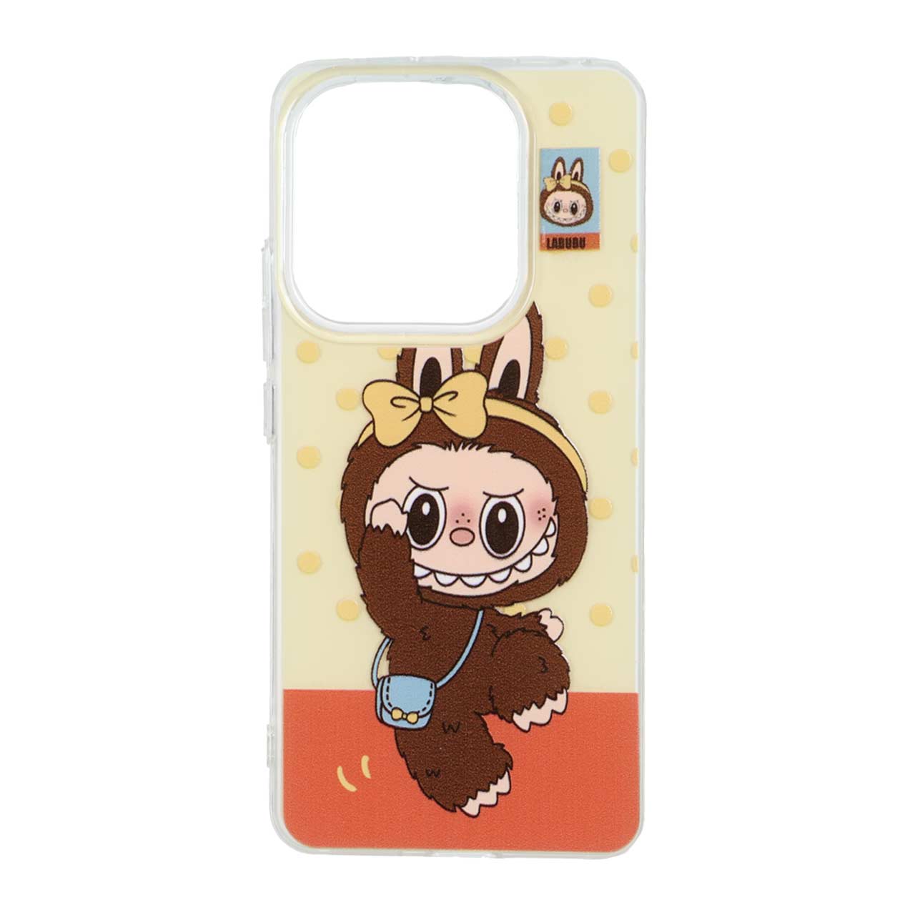 1557992 قاب پشت سخت دور ژله ای Labubu مدل Xiaomi Redmi Note 14 4G - طرح 380 - تصویر 1