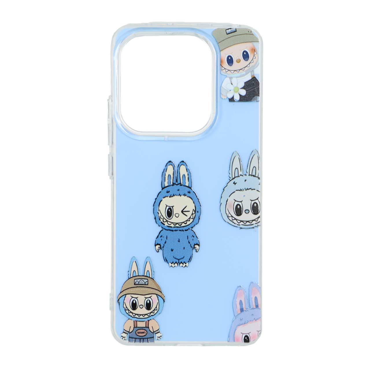 1558006 قاب پشت سخت دور ژله ای Labubu مدل Xiaomi Redmi Note 14 4G - طرح 387 - تصویر 1