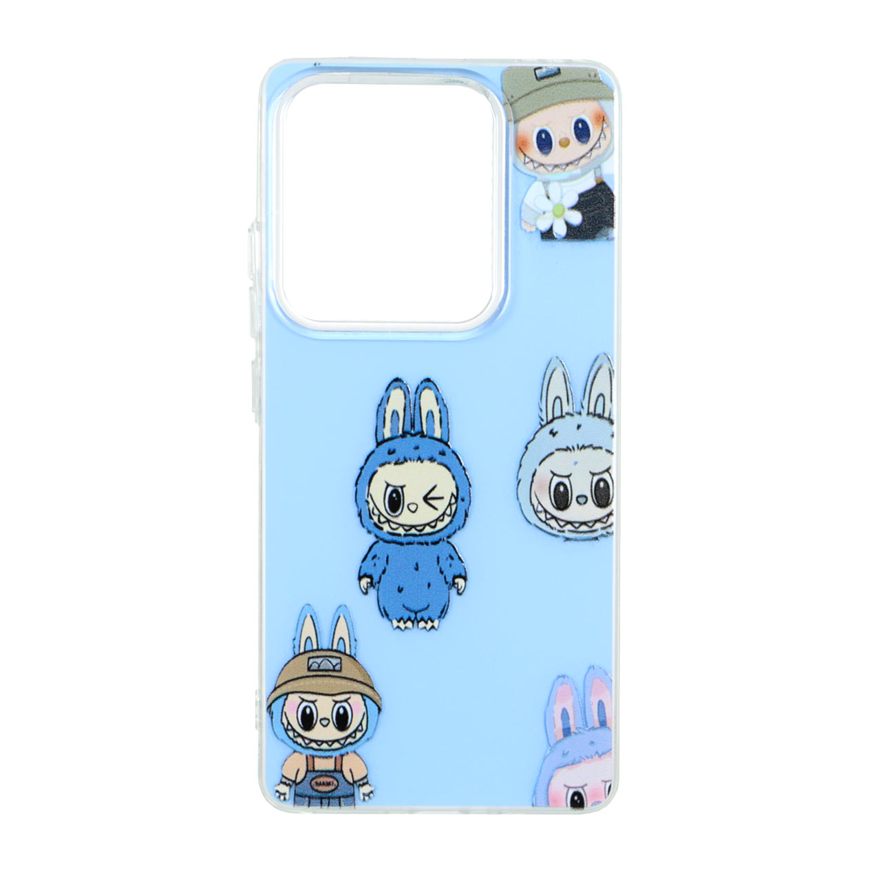 1558176 قاب پشت سخت دور ژله ای Labubu مدل Xiaomi Redmi Note 14S / Note 13 Pro 4G / Poco M6 Pro 4G - طرح 472 - تصویر 1